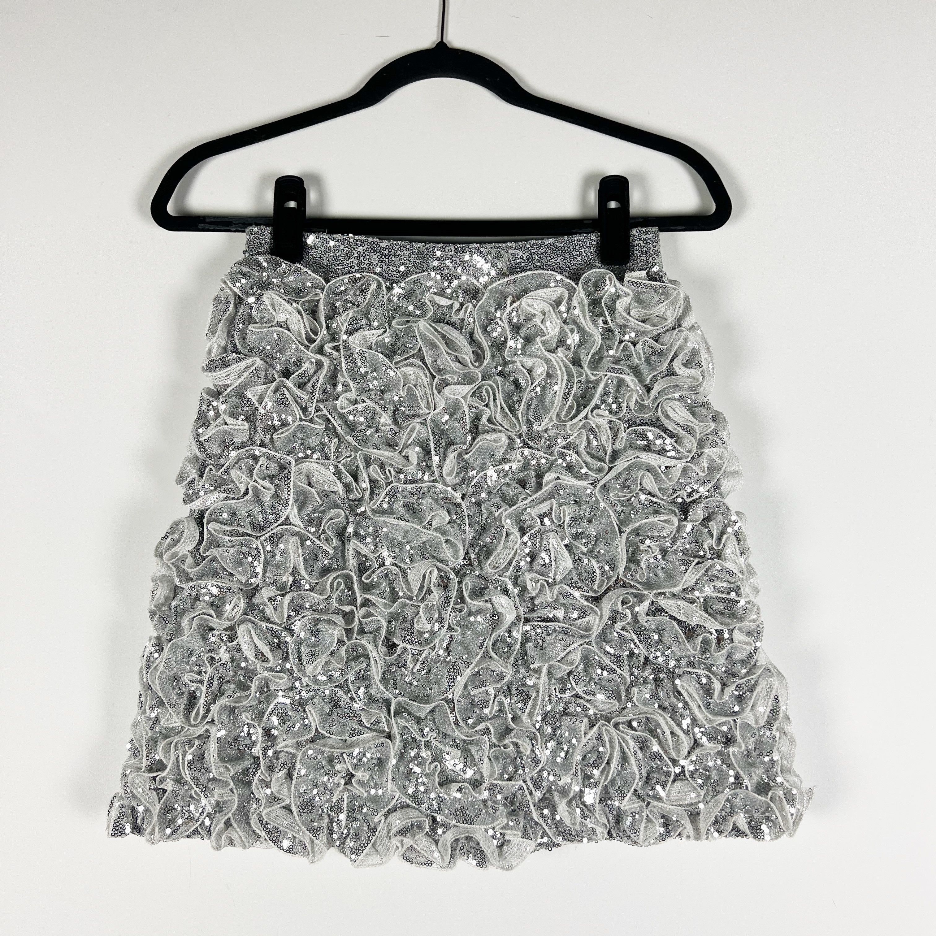 Anthropologie NEW Mare Mare x Anthropologie 3D Silver Size 25" / US 0 / IT 36 - 4 Thumbnail
