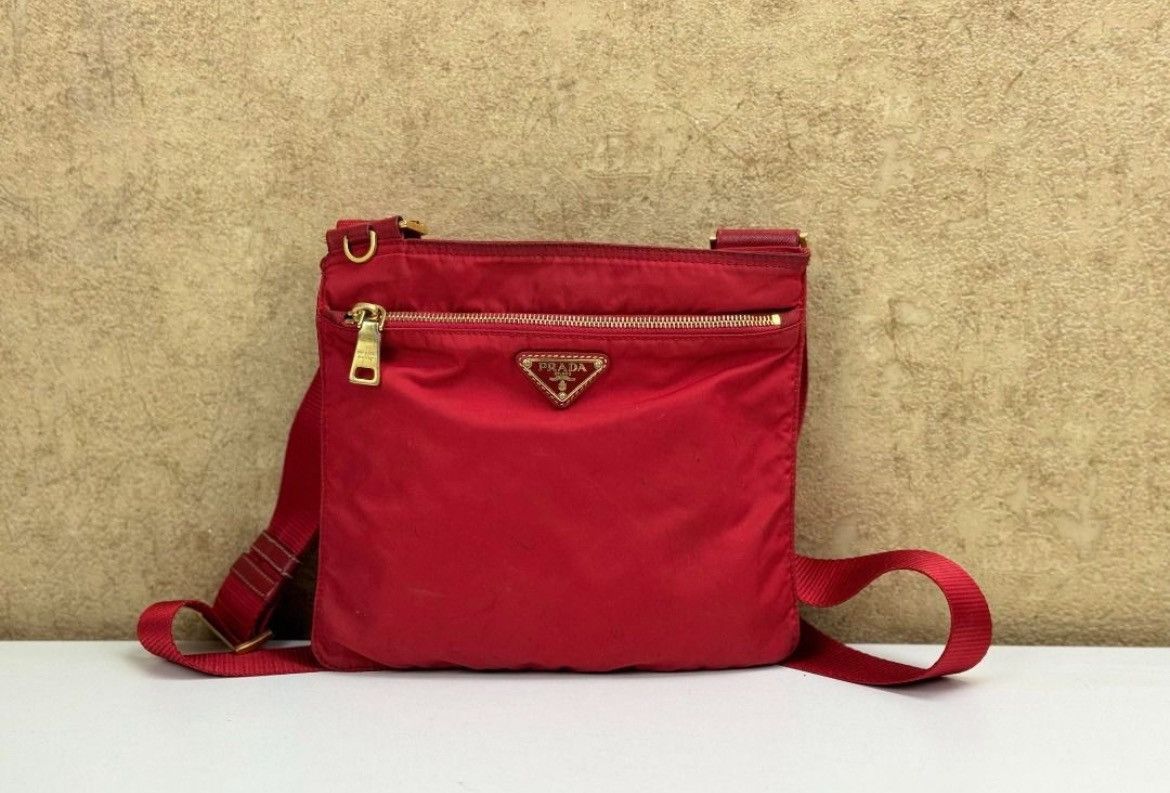 Prada Authentic Prada Nylon Mini Crossbody Bag Size ONE SIZE - 1 Thumbnail