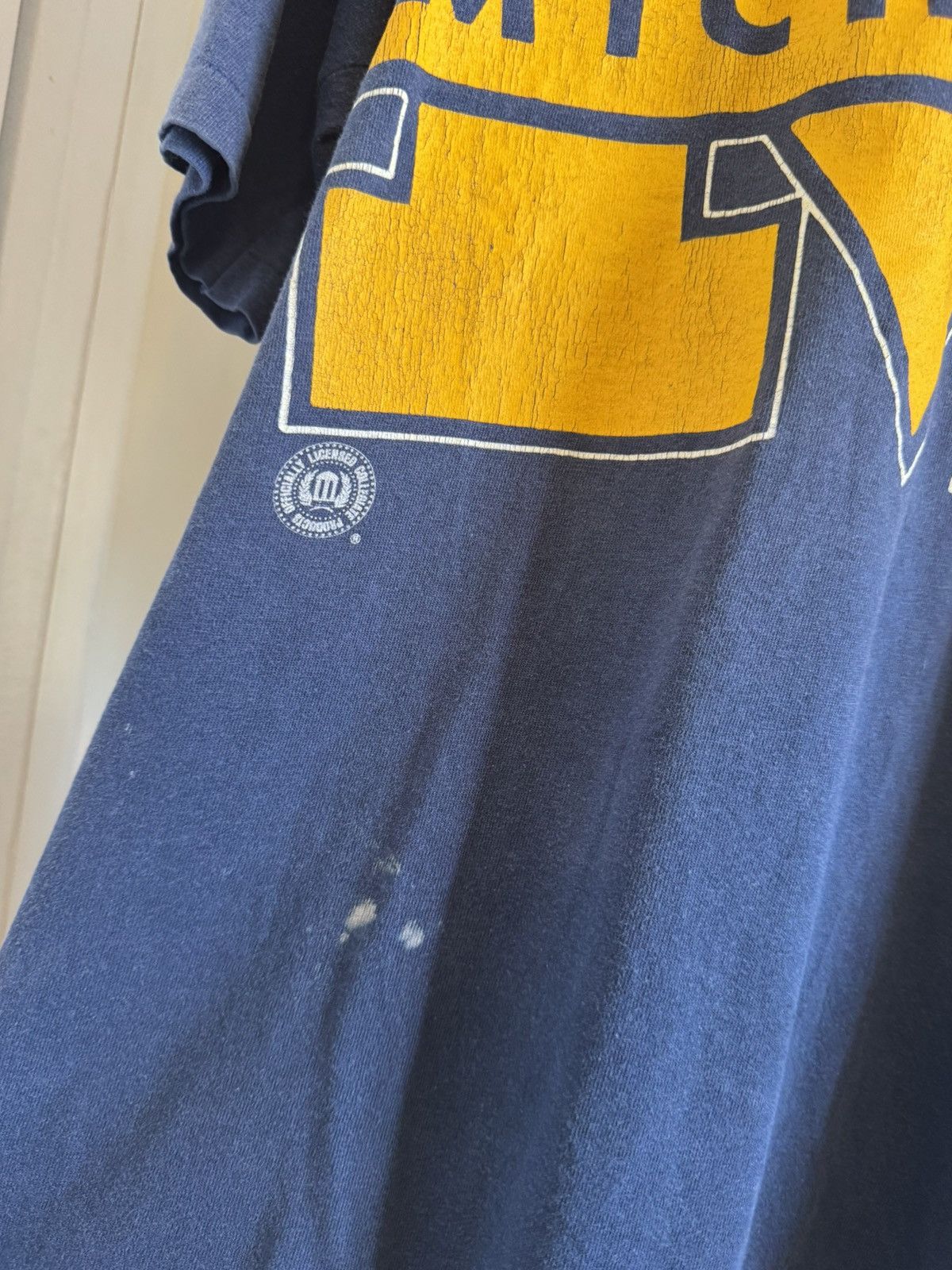 Starter Vintage Michigan Wolverines Starter t shirt size L Size US L / EU 52-54 / 3 - 3 Thumbnail