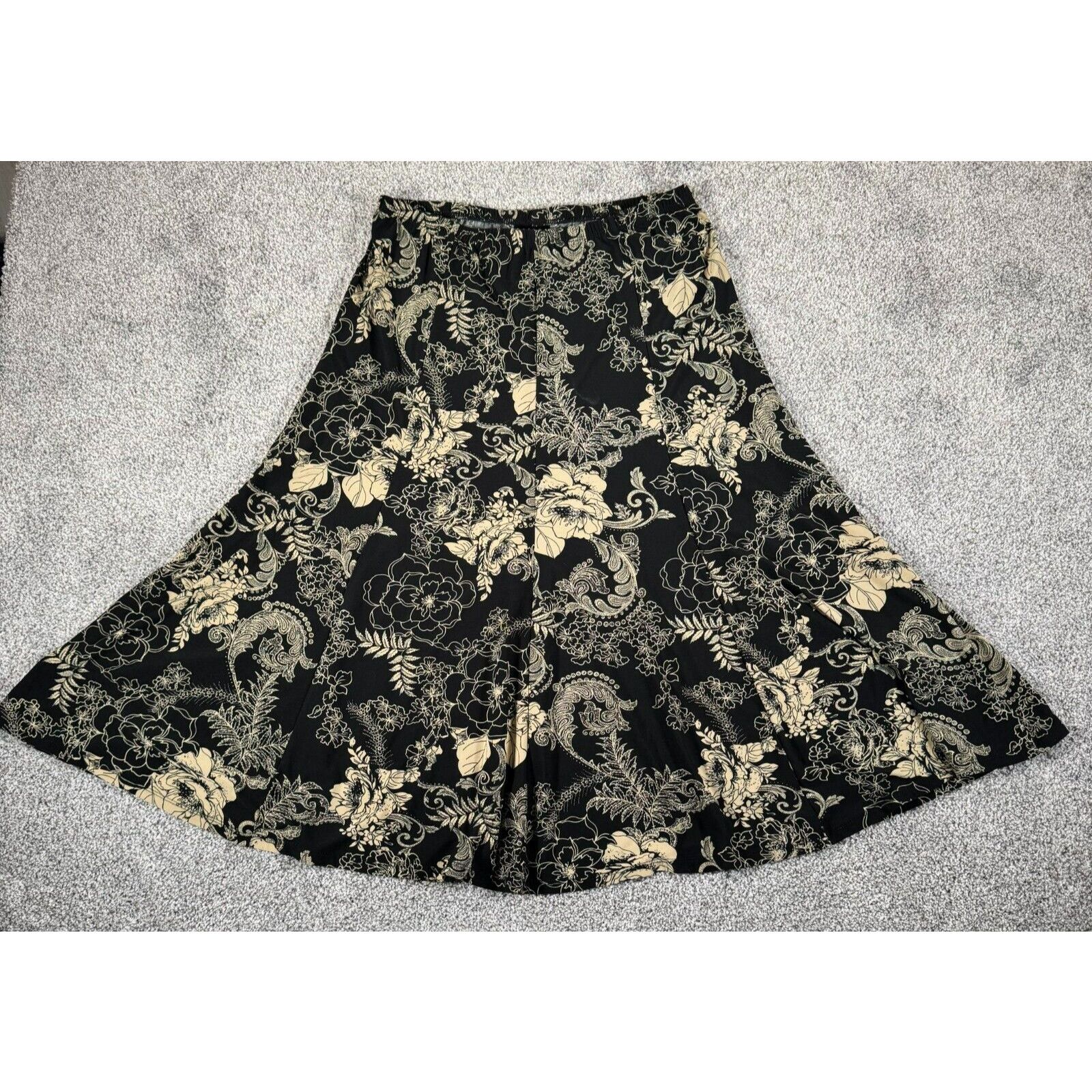 Other B Moss Skirt Medium 90s Y2K Whimsigoth Paisley Workwear Size 27" / US 4 / IT 40 - 1 Thumbnail