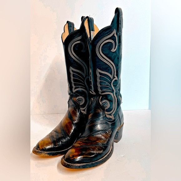 image of Larry Mahan Texas Larry Mahan 345 Boots Women’S 4C in Black, Women's