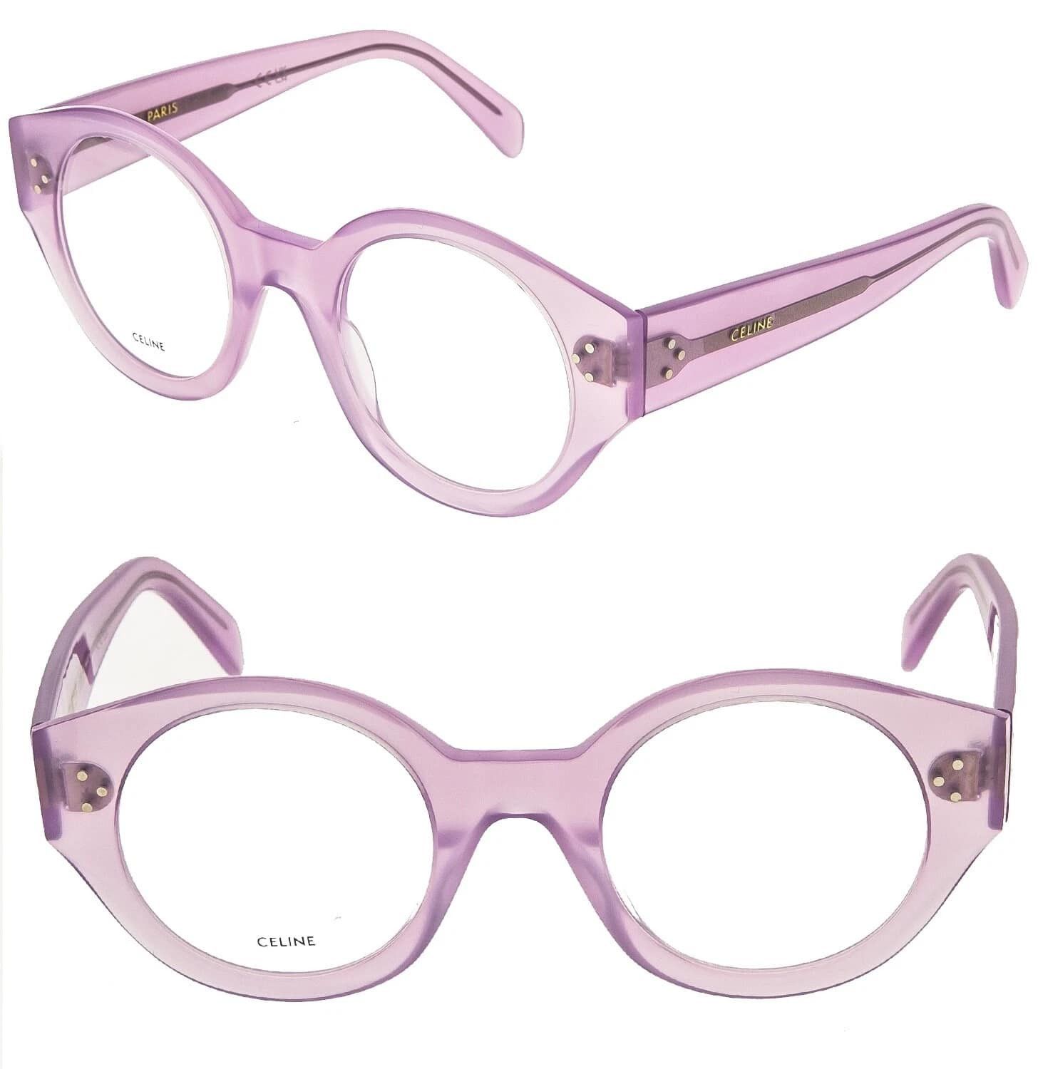 CELINE 50123 BOLD 3 Dots Matte Optical Eyeglass CL50123I 078
