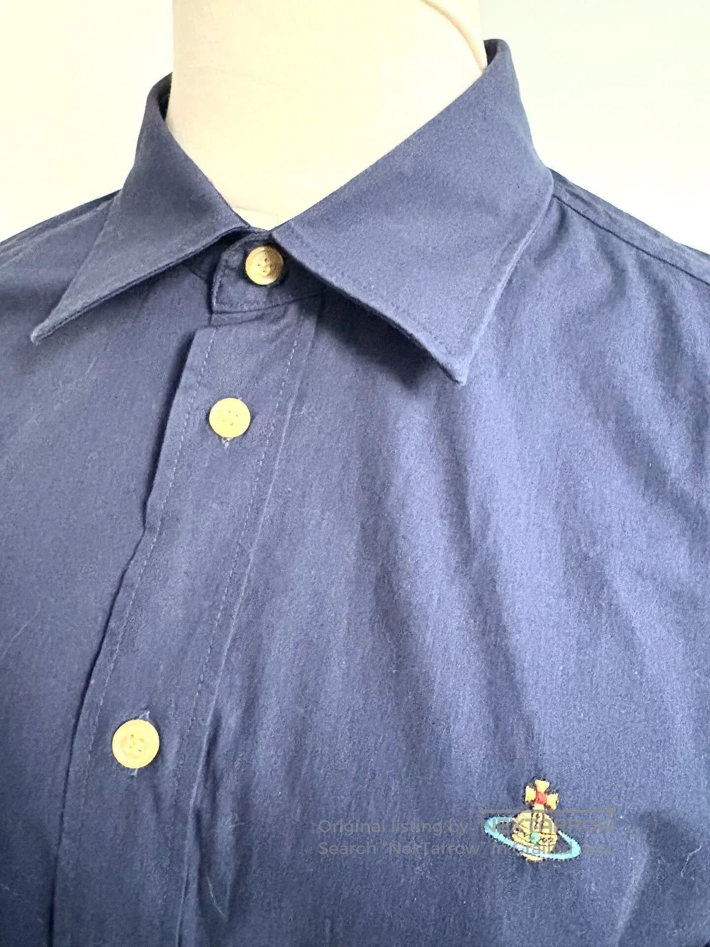 Vivienne Westwood Vivienne Westwood Navy Saturn Shirt. Size US M / EU 48-50 / 2 - 5 Thumbnail