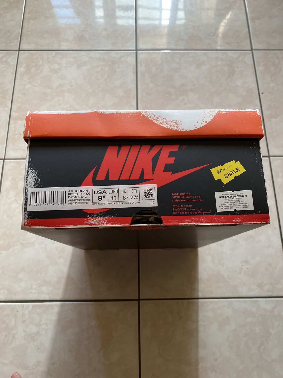Jordan Brand × Nike Nike Air Jordan 1 High OG Lost and Found Size US 9.5 / EU 42-43 - 7 Thumbnail