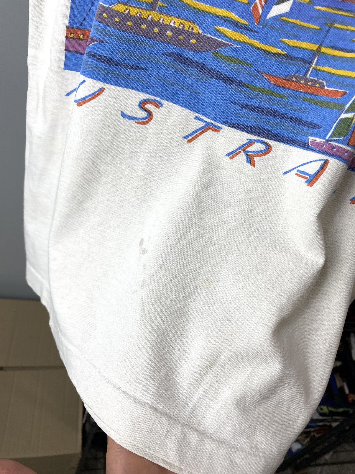 Vintage Vintage 1990’s Australia Art T Shirt Single Stitch Picasso Size US L / EU 52-54 / 3 - 4 Thumbnail