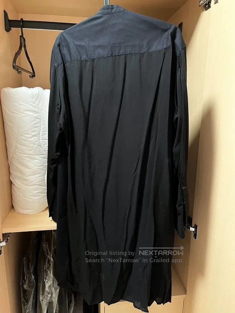 Yohji Yamamoto Yohji Yamamoto Black Long Sleeve Shirt Size US S / EU 44-46 / 1 - 1 Thumbnail
