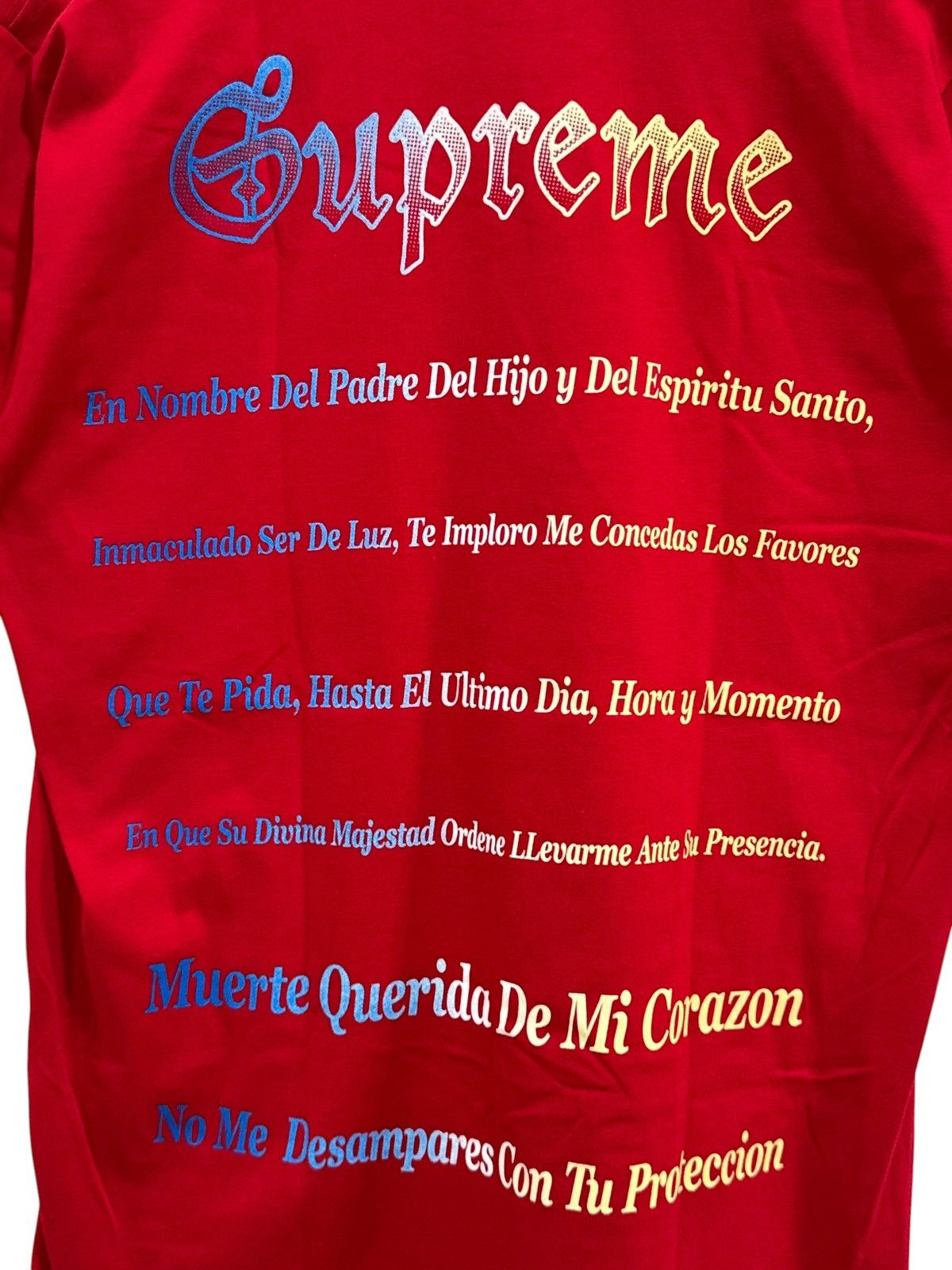 Supreme Supreme Grim Reaper Tee Red Size US M / EU 48-50 / 2 - 3 Thumbnail