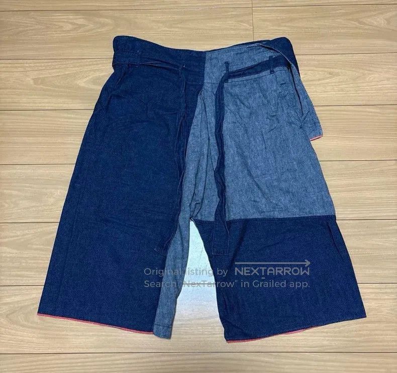 Kapital kapital patchwork indigo cropped pants. Size US 34 / EU 50 - 1 Thumbnail
