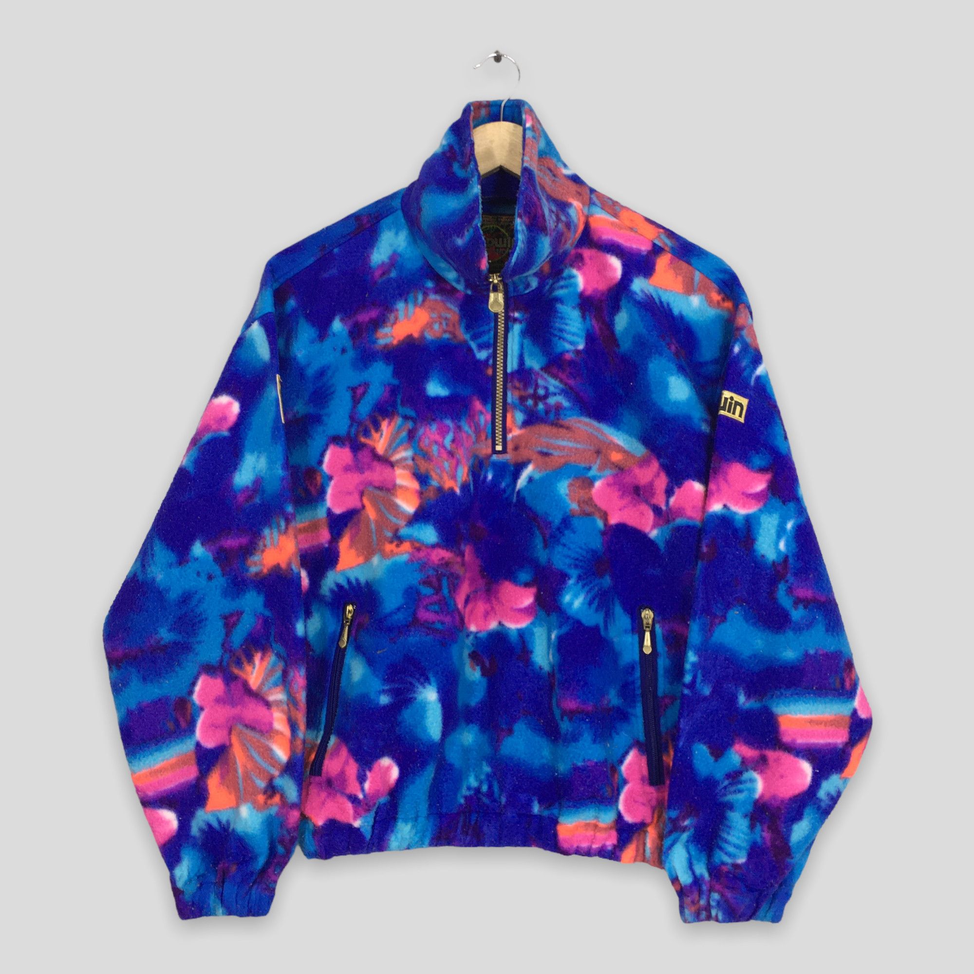 Goldwin Vintage Goldwin Japan Floral Fleece Jacket Medium Size US M / EU 48-50 / 2 - 1 Thumbnail