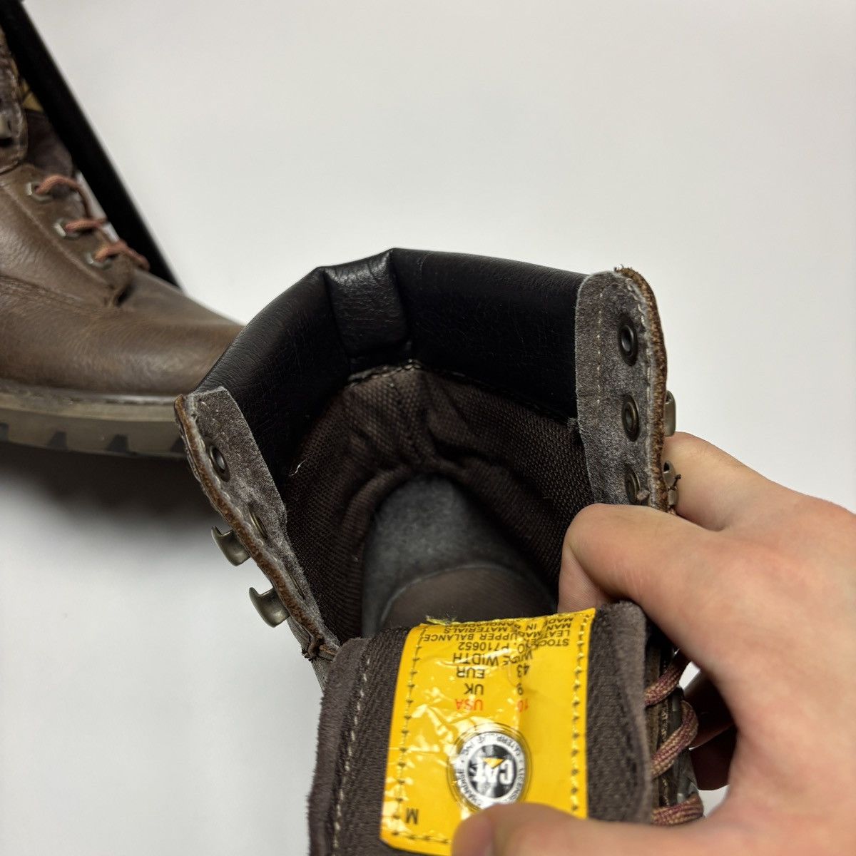 Caterpillar × Timberland CATERPILLAR VINTAGE REAL LEATHER BOOT Size US 10 / EU 43 - 8 Thumbnail