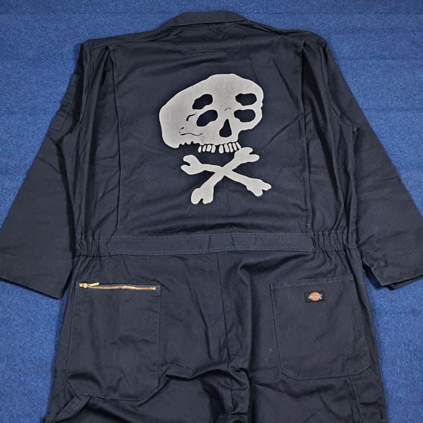 Dickies Vintage Dickies Workwear Custom Skull Logo Coverall C281N6 Size US XXL / EU 58 / 5 - 1 Thumbnail