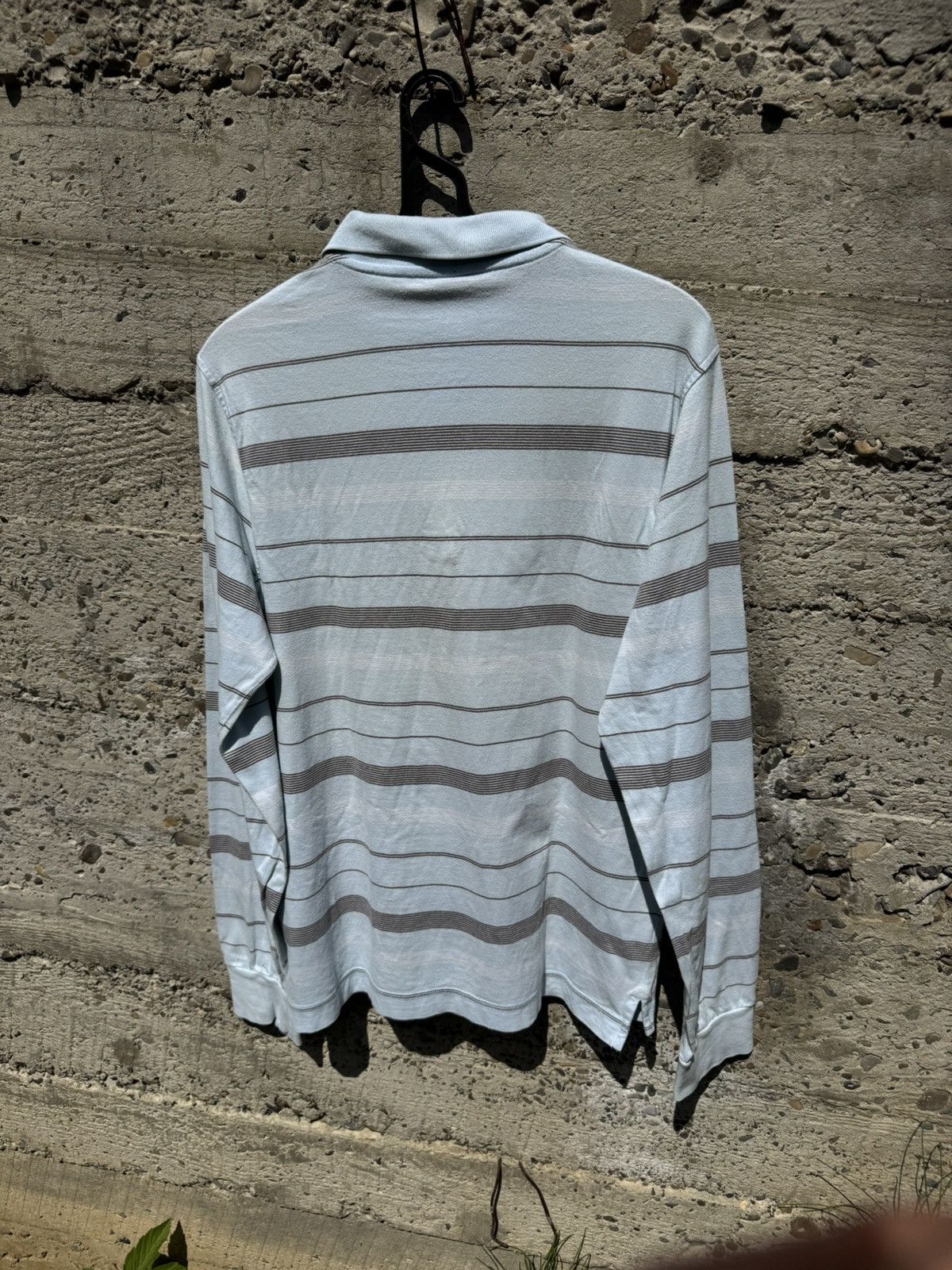 Vintage Vintage Nike Stripes Blue Rugby Long Sleeve Size US S / EU 44-46 / 1 - 12 Thumbnail