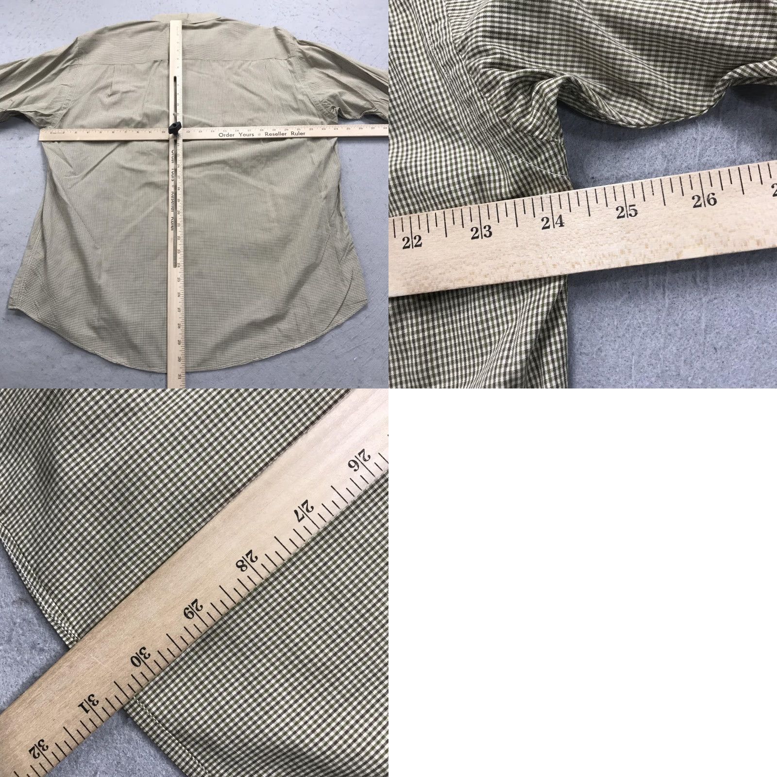 Vintage VINTAGE Gitman Bros Shirt Mens 16 34 Brown Check Button Made USA Cotton Dress Shirt Mens 16 34 Brown Check Business Dress Size 42R - 8 Thumbnail