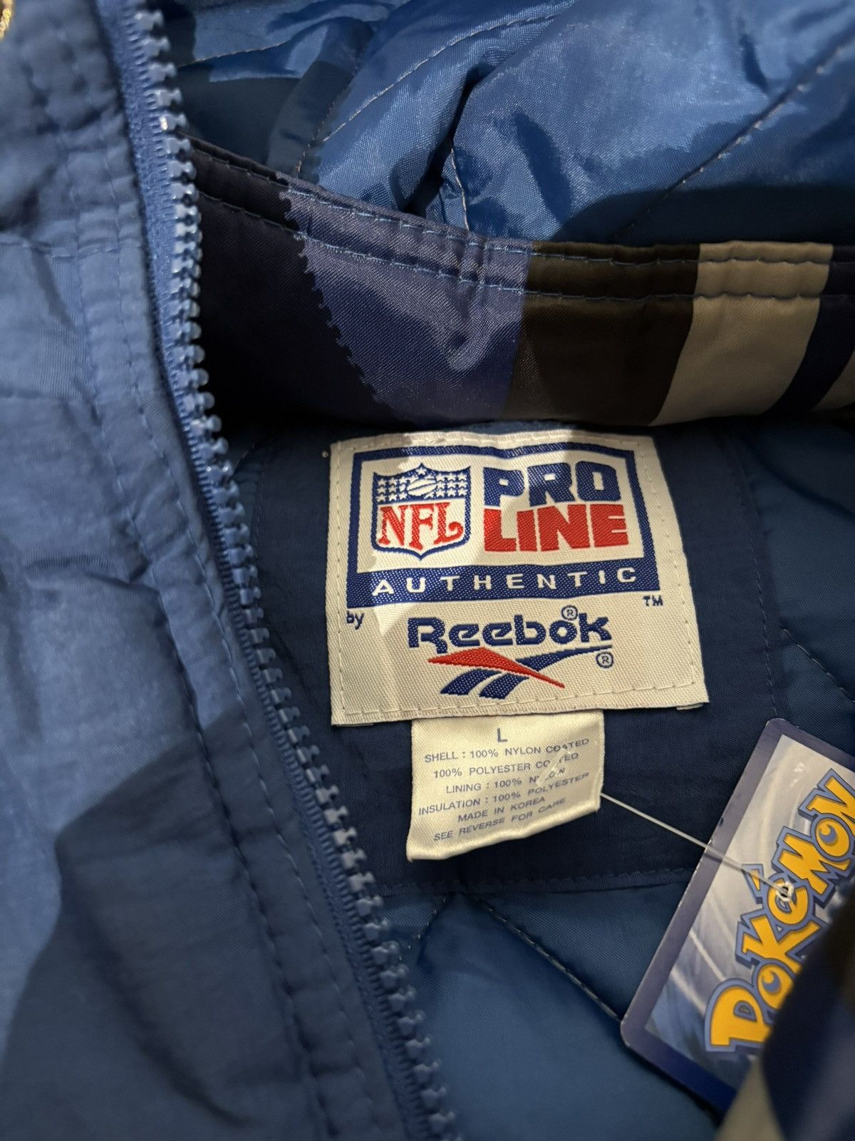 Reebok (Size L) Dallas Cowboys NFL Vintage Reebok Pro Line Jacket Size US L / EU 52-54 / 3 - 3 Thumbnail