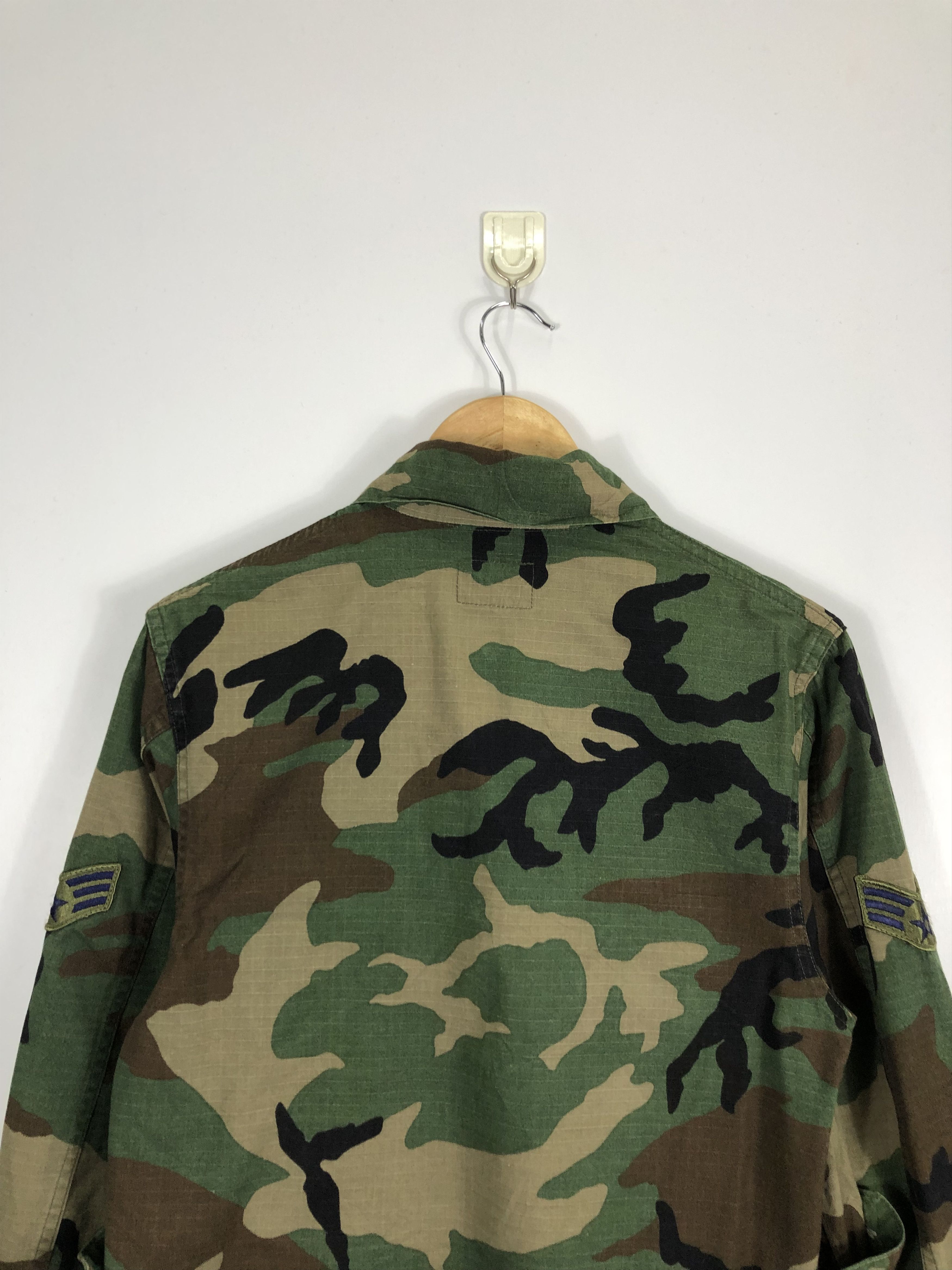 Vintage Vintage Us Air Force Camo Denim Jacket J0664 Size US M / EU 48-50 / 2 - 4 Thumbnail