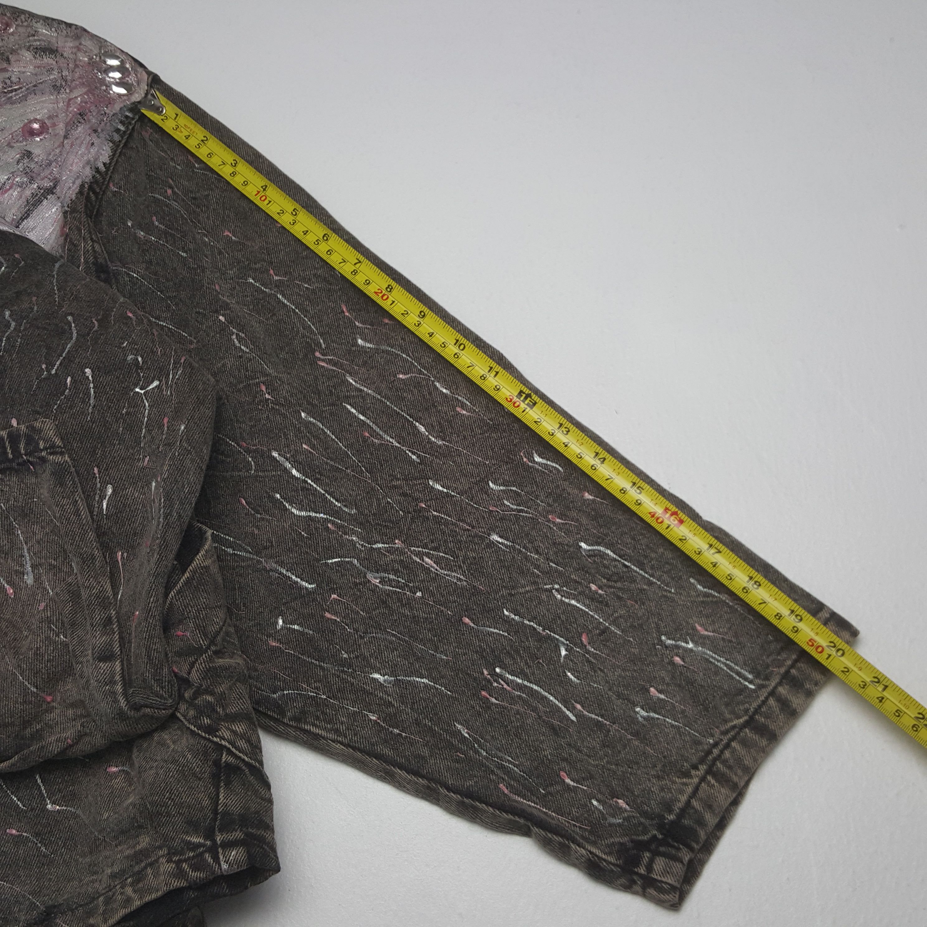 Nina Ricci VIntage Nina Ricci Art Avant Garde Denim Jacket C310N16 Size L / US 10 / IT 46 - 7 Thumbnail