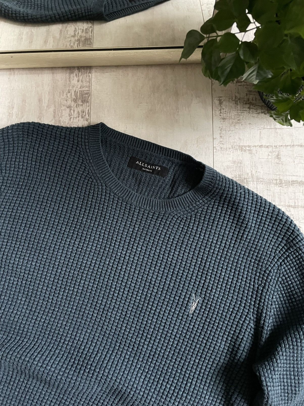 Allsaints Allsaints Enton Crew Neck Sweater Logo Luxury Size US M / EU 48-50 / 2 - 2 Thumbnail