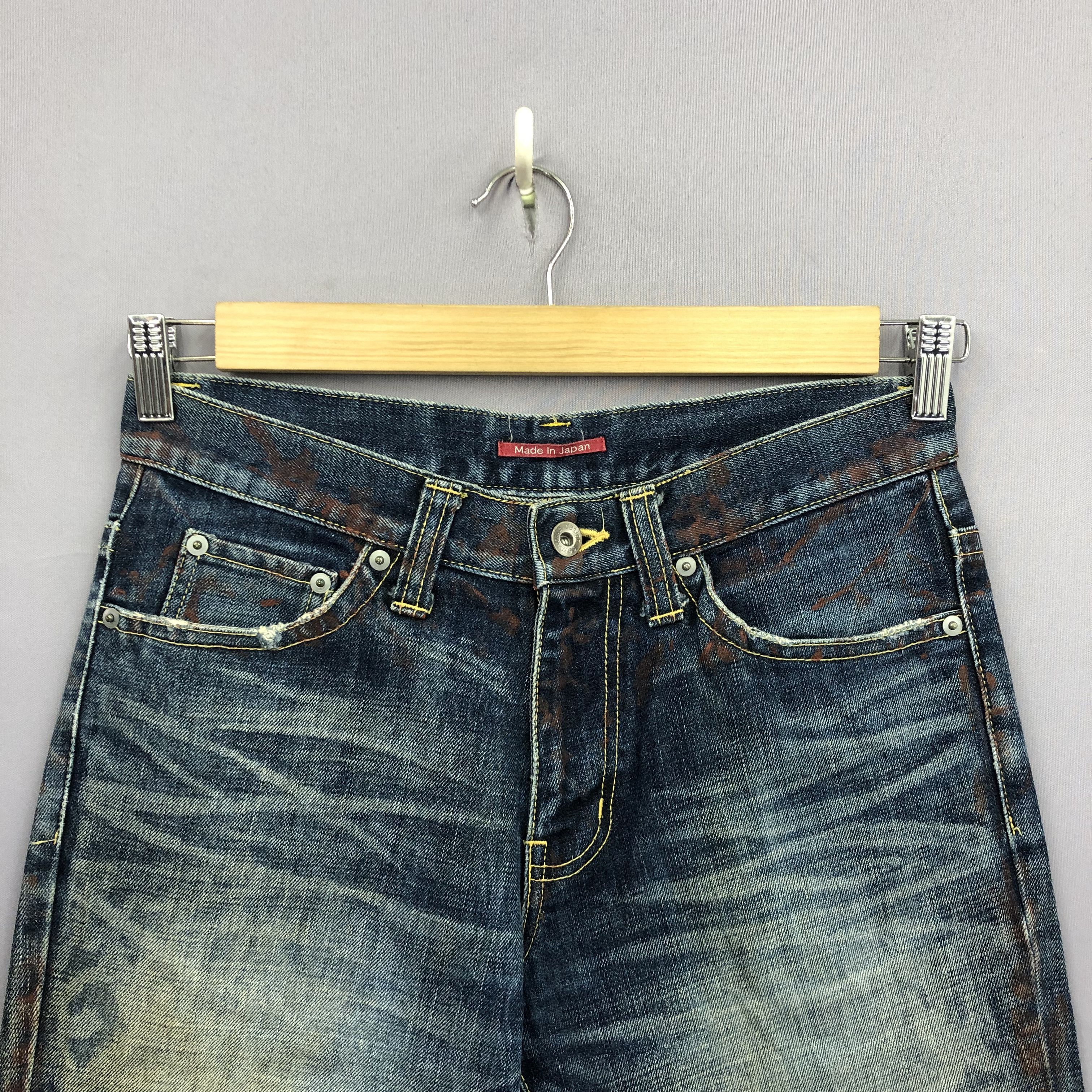 Japanese Brand Vintage Y2K Semantic Design Flare Jeans Japanese Brand Denim Size US 30 / EU 46 - 5 Thumbnail