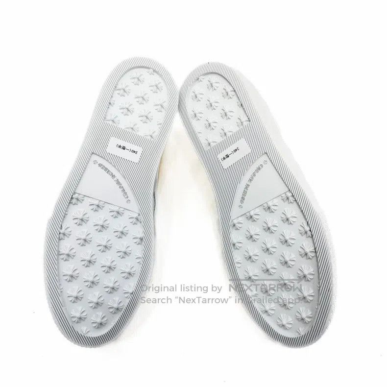 Chrome Hearts CHROME HEARTS Size 38 White full leather sword loafers Size US 5.5 / EU 38 - 3 Thumbnail