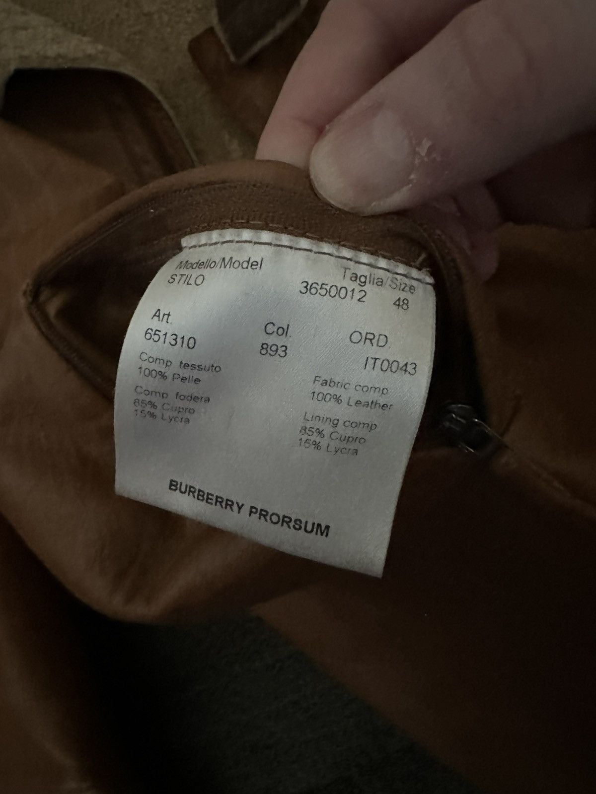 Burberry Prorsum Archive Burberry Prorsum Fall 2001 Shearling Jacket Size US M / EU 48-50 / 2 - 6 Thumbnail