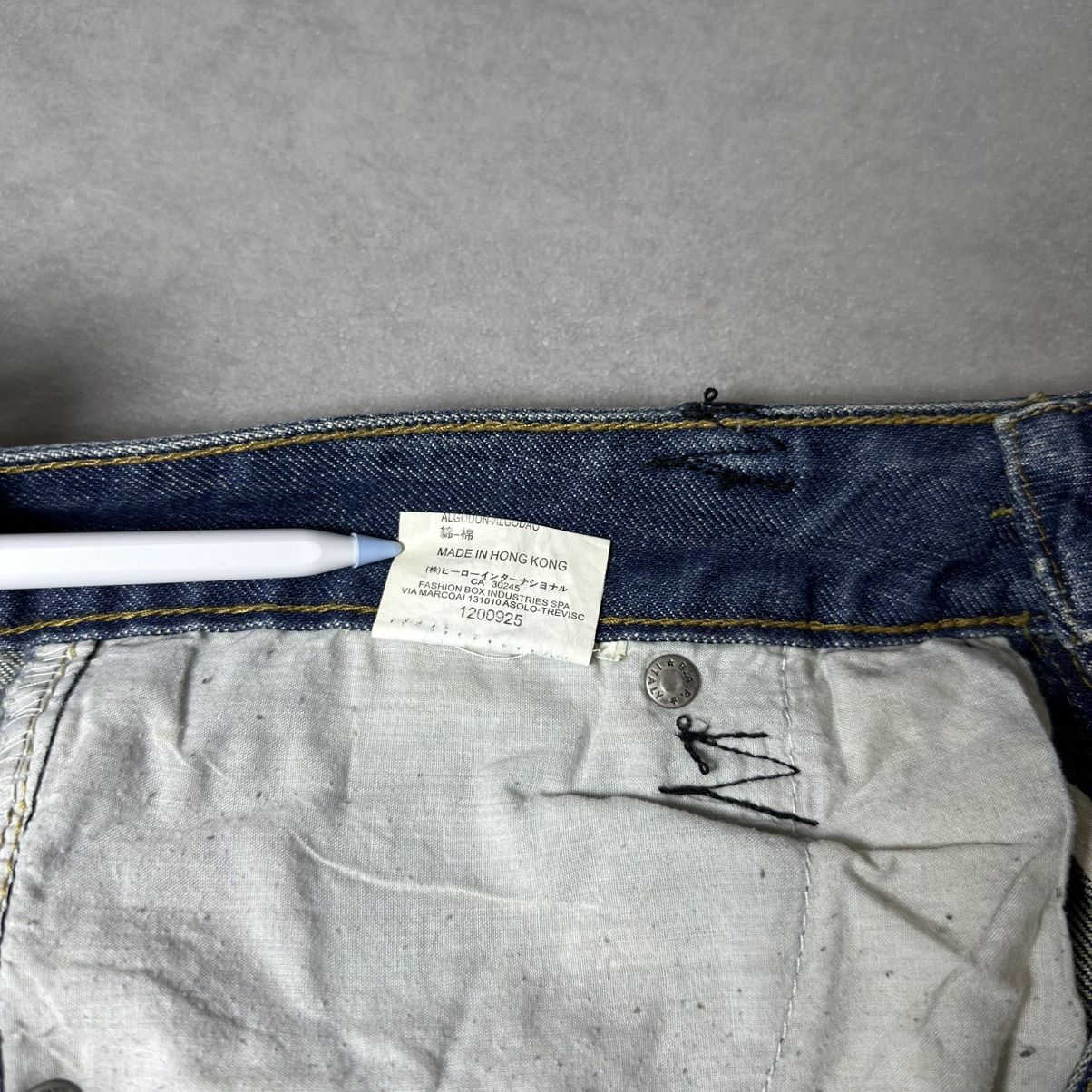 Replay 00s Replay Floral Bird Embroidery Straight Jeans Size 30" / US 8 / IT 44 - 12 Thumbnail