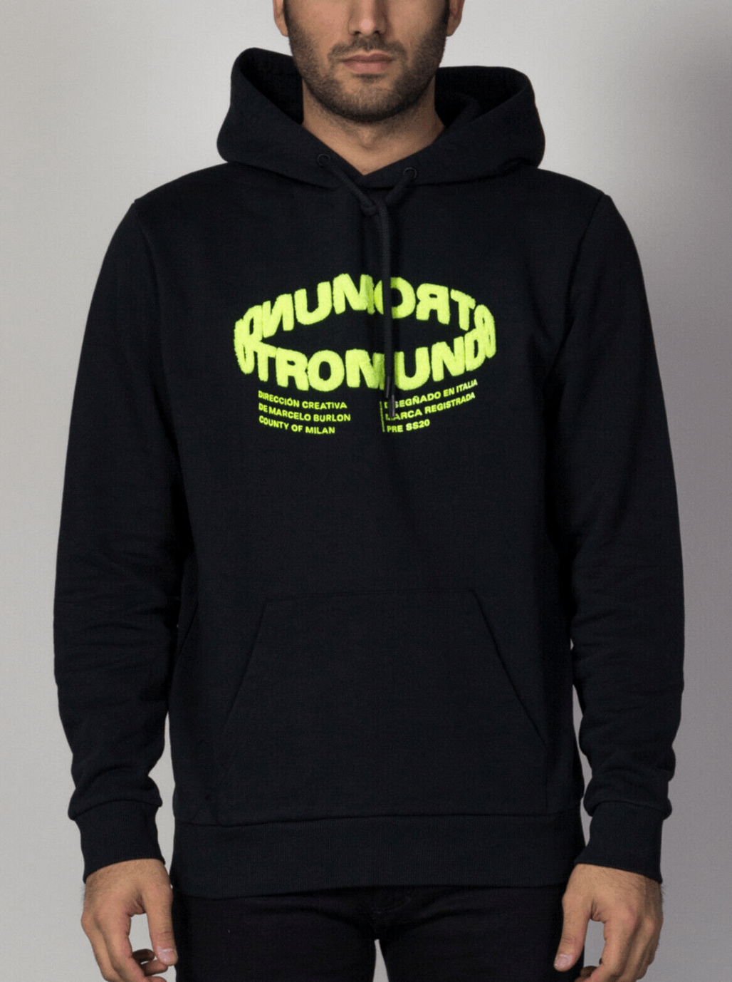 Marcelo Burlon Marcelo Burlon Otromundo Circle Hoodie Sweatshirt Size US S / EU 44-46 / 1 - 1 Thumbnail