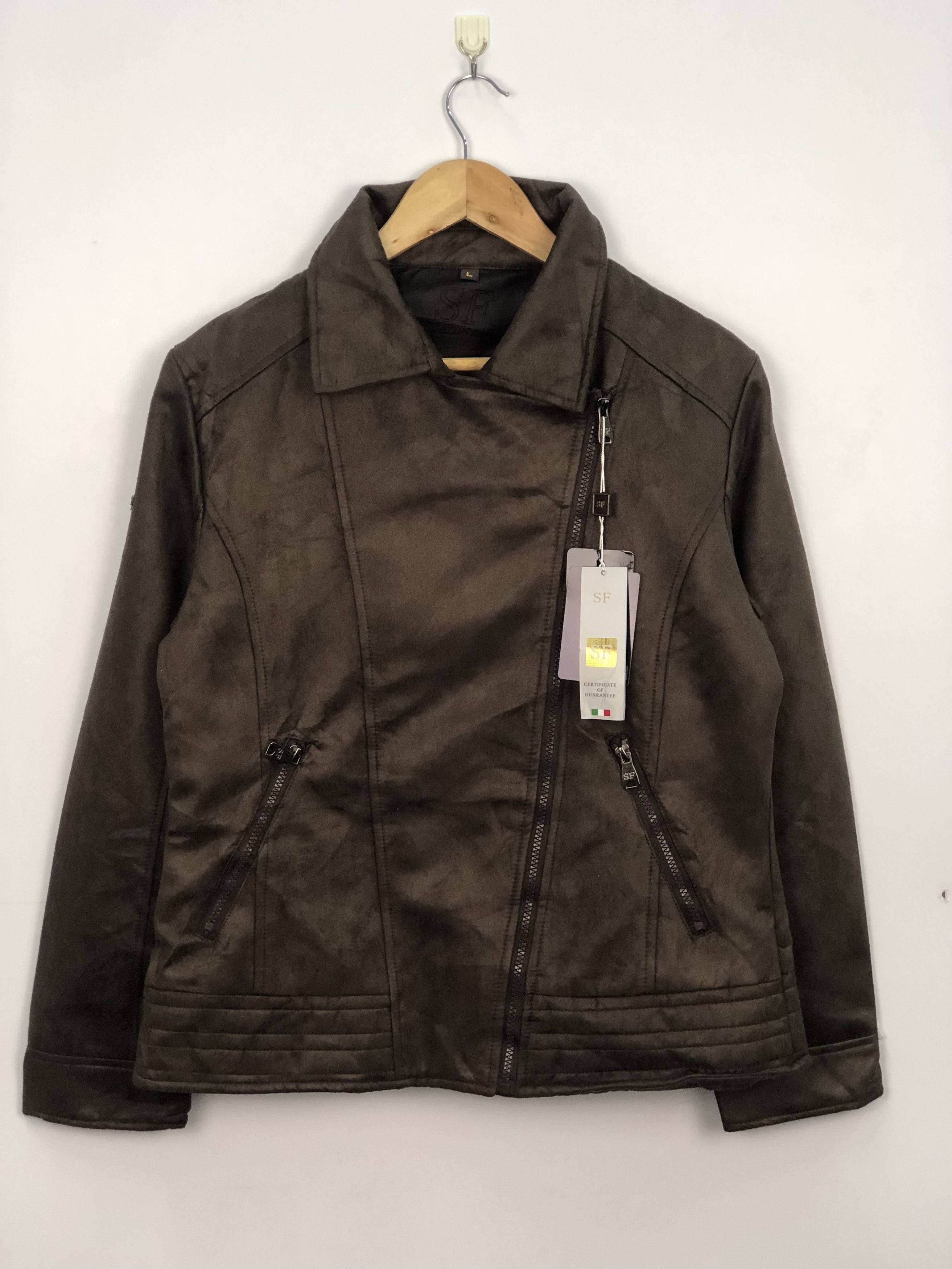 Superlative Fashion Italy Designer Leather Jacket J0201