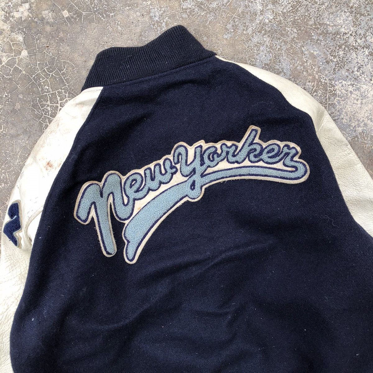 Other NEW YORKER TRADITION Carpet Logo Leather Varsity Jacket Size US M / EU 48-50 / 2 - 7 Thumbnail