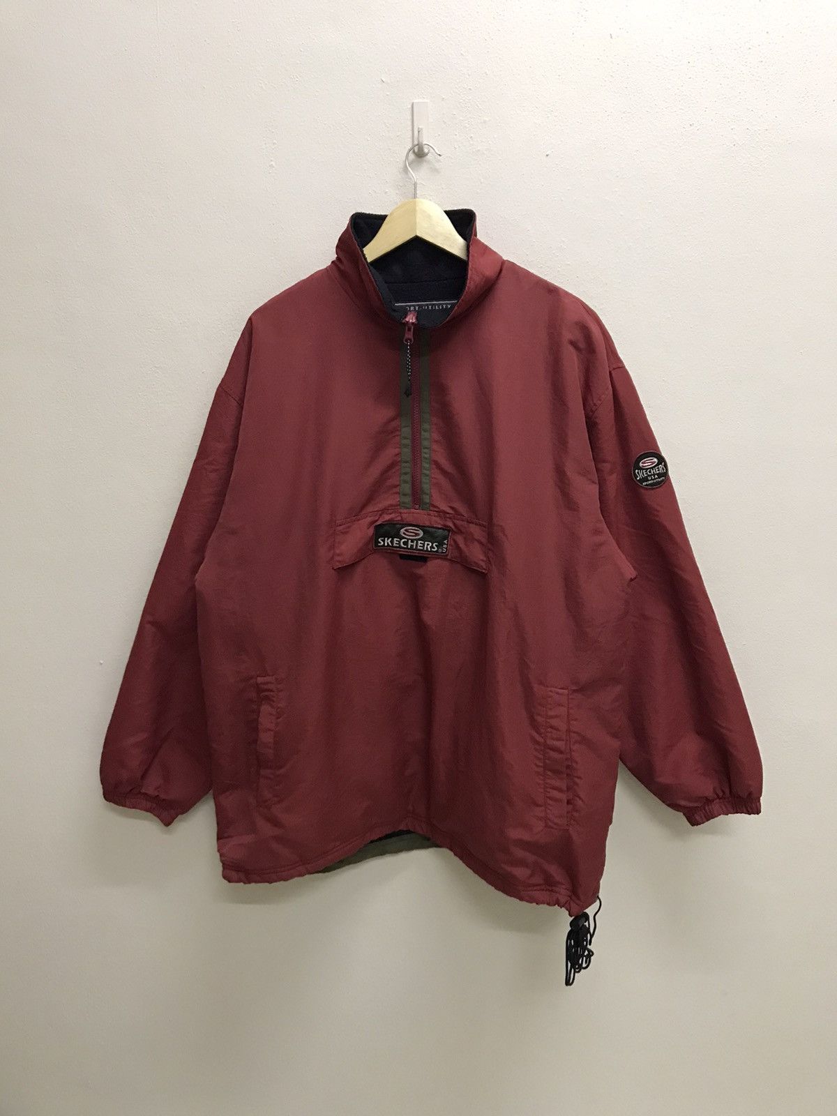 SKECHERS Vintage 90s Skechers USA sport Fleece Lined Anorak Jacket Size US XXL / EU 58 / 5 - 3 Thumbnail