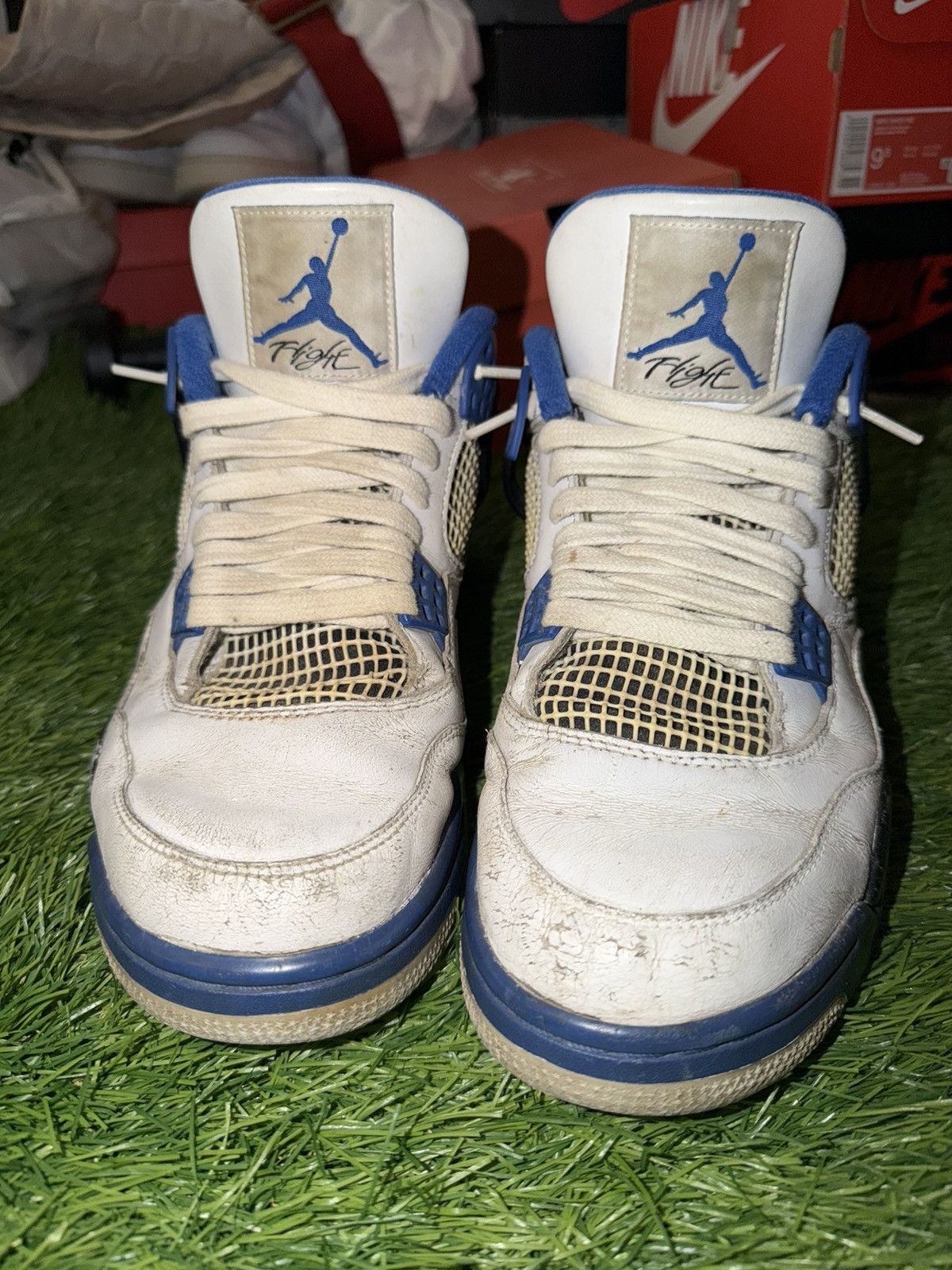 Jordan Brand Air Jordan 4 Retro 'Motorsports' Sneakers Size US 10.5 / EU 43-44 - 4 Thumbnail