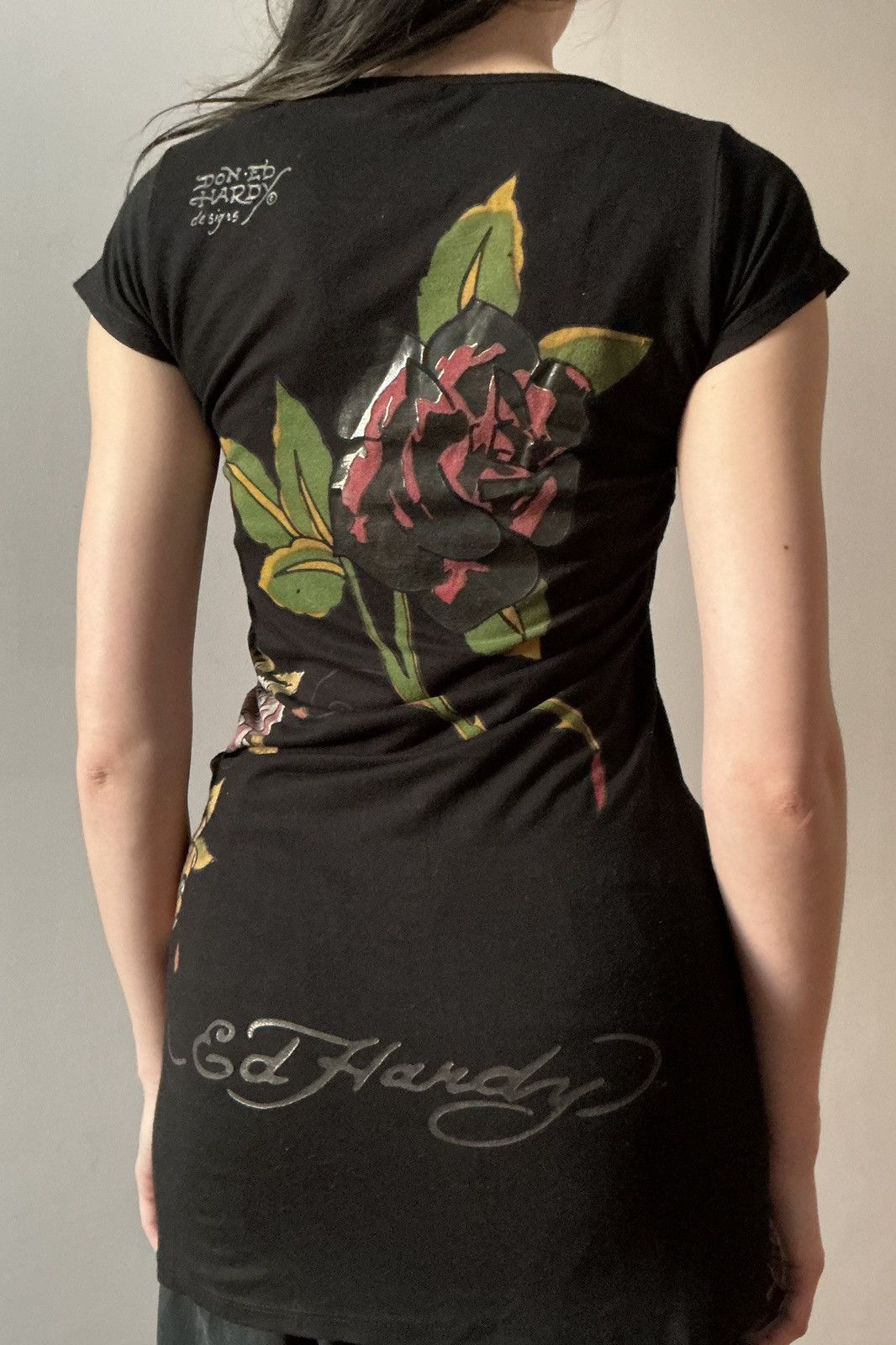 Christian Audigier × Ed Hardy × Vintage Vintage y2k ed hardy mini dress Size M / US 6-8 / IT 42-44 - 2 Thumbnail