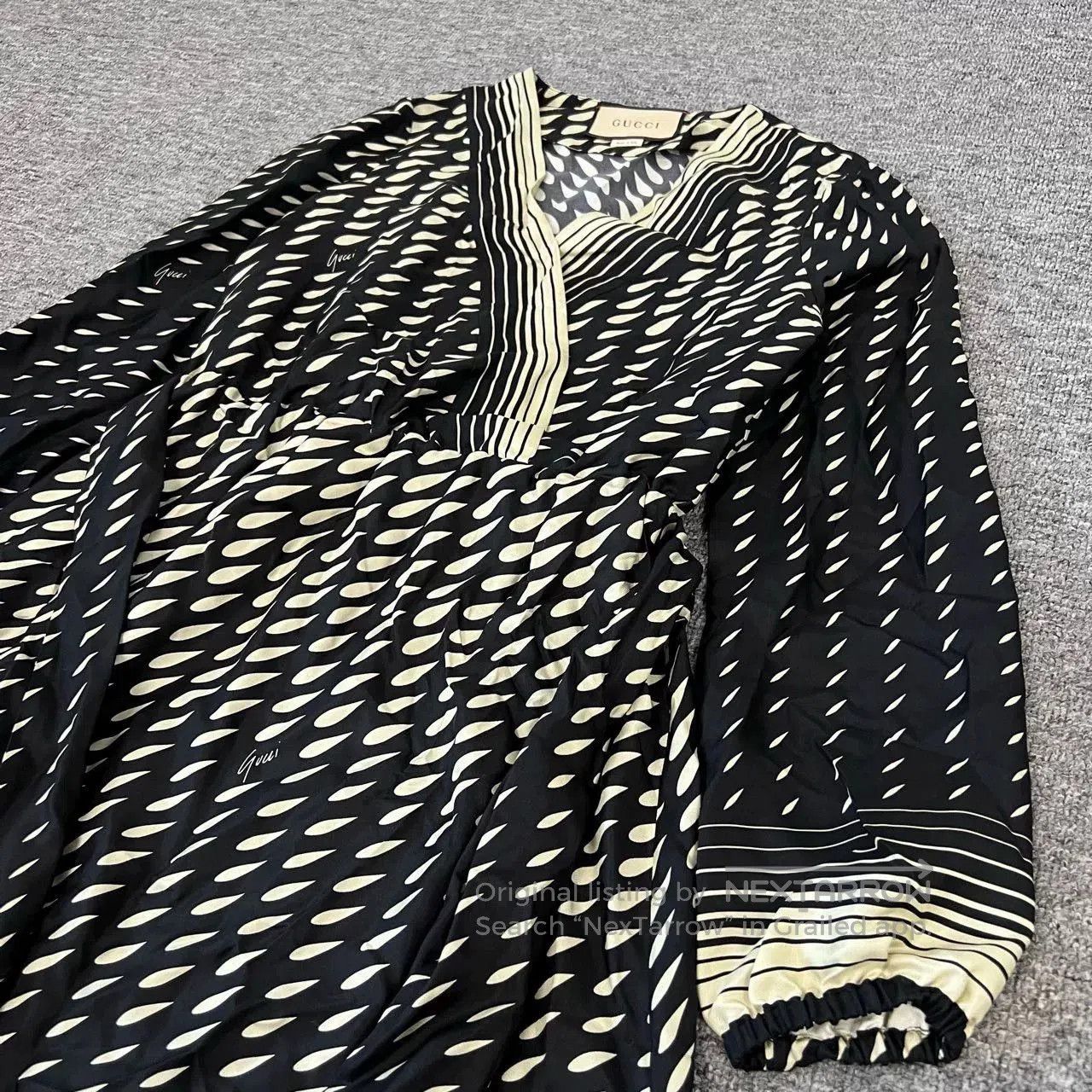 Gucci Authentic Gucci Runway Silk Dress 36. Size XS / US 0-2 / IT 36-38 - 5 Thumbnail