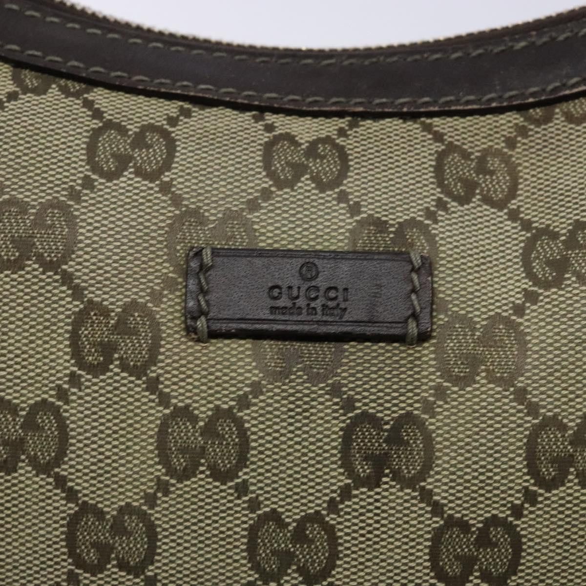 Gucci GUCCI GG Canvas Shoulder Bag Beige Gold Size ONE SIZE - 16 Thumbnail