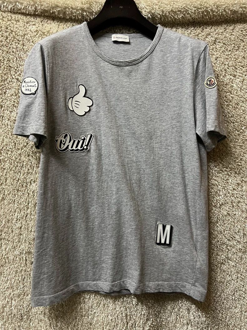Moncler Moncler Men's Short Sleeve T-Shirt Size US S / EU 44-46 / 1 - 1 Thumbnail