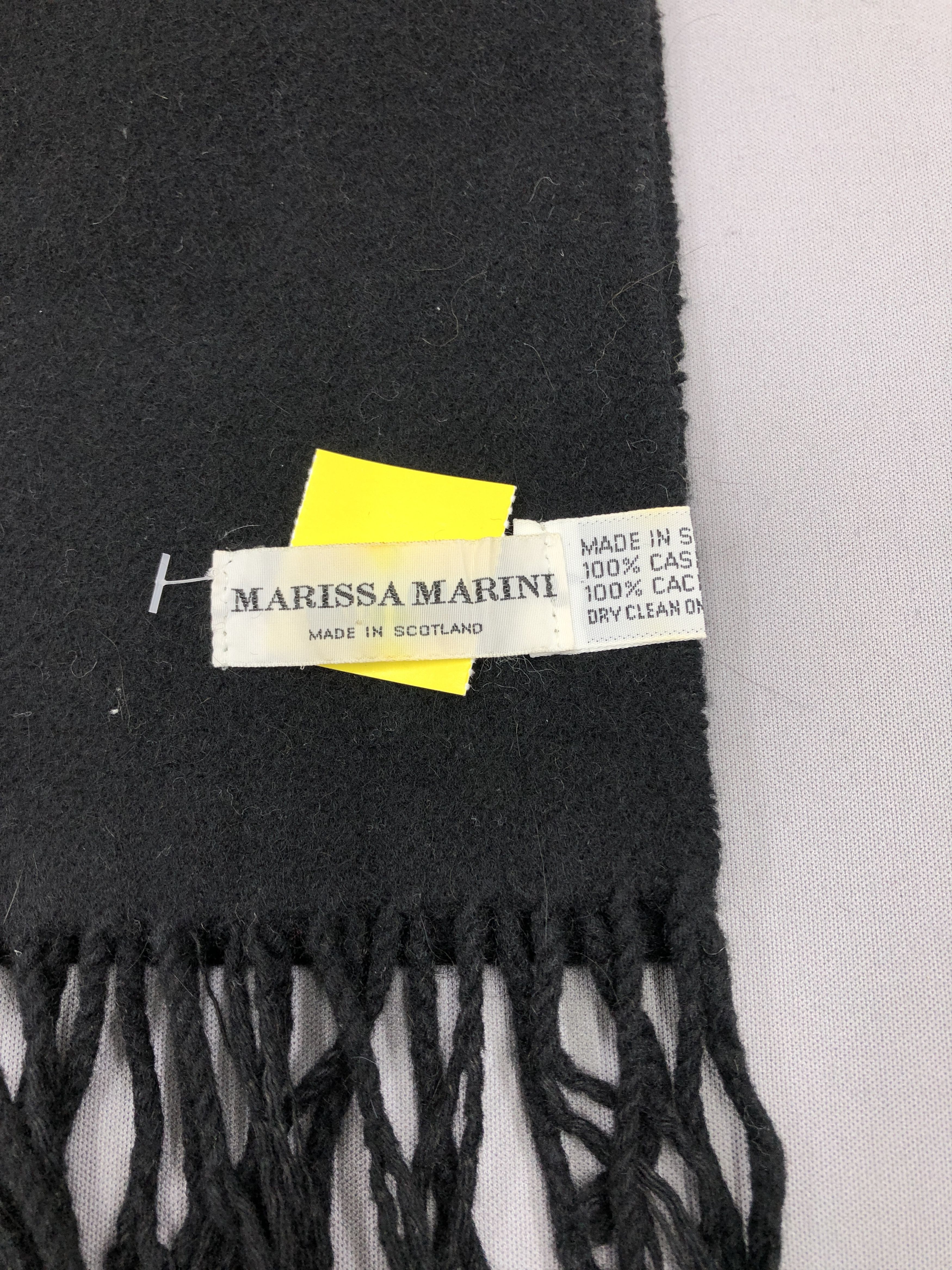 Vintage Vintage Marissa Marini Cashmere Scarf / Muffler / Neckwear Size ONE SIZE - 4 Thumbnail