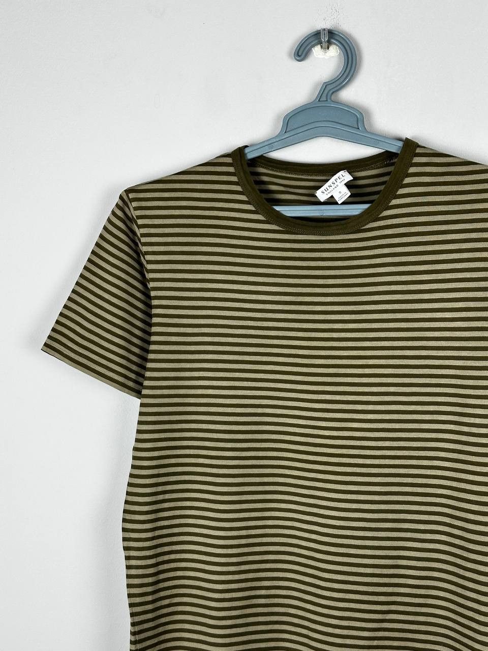 Sunspel Sunspel Striped Cotton Casual T-Shirt Size US S / EU 44-46 / 1 - 3 Thumbnail