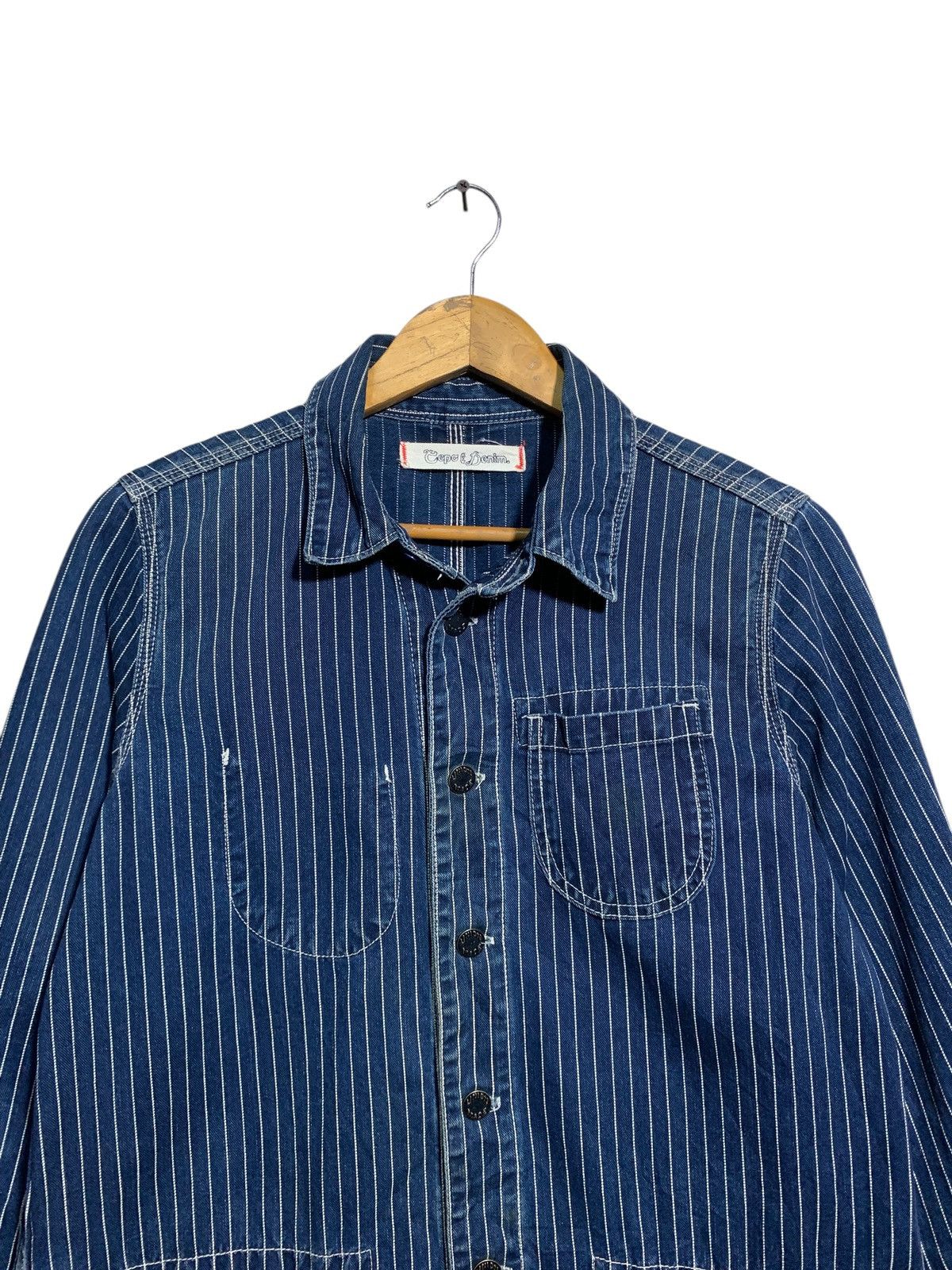 Blue Blue Japan × Kapital 🔥CEPO DENIM WABASH MIDLENGHT JACKETS Size US M / EU 48-50 / 2 - 5 Thumbnail