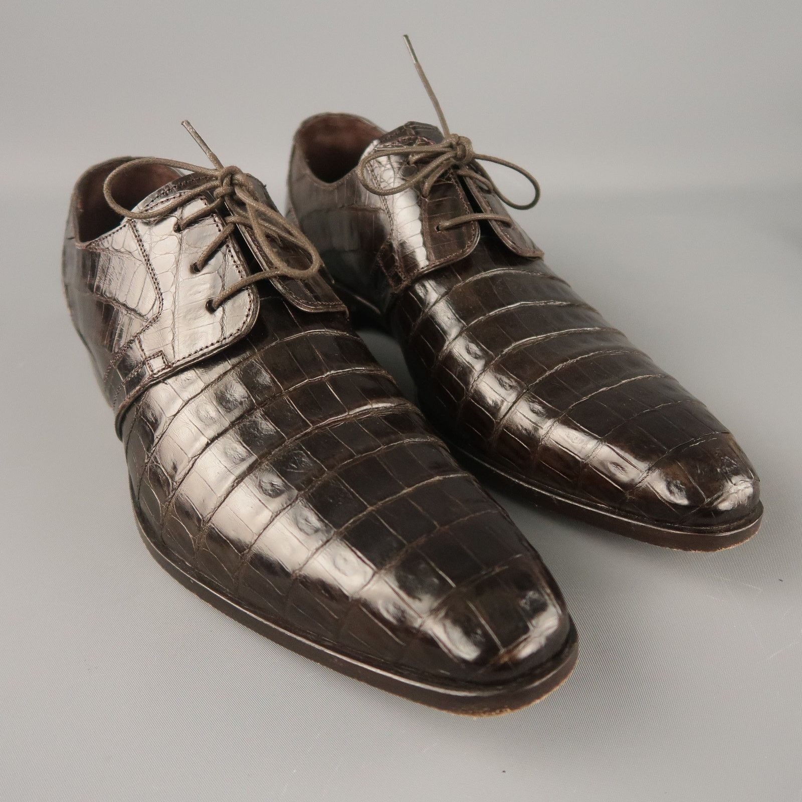 Mezlan MEZLAN Size 9 Brown Textured Lace Up Lace Up Shoes Size US 9 / EU 42 - 2 Thumbnail