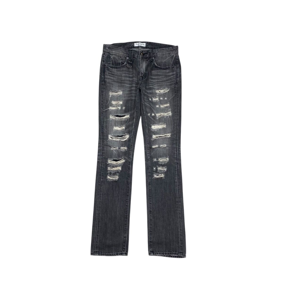 Fragment Design × Vanquish Vanquish Distressed Washed Denim Pants Size US 31 - 1 Thumbnail
