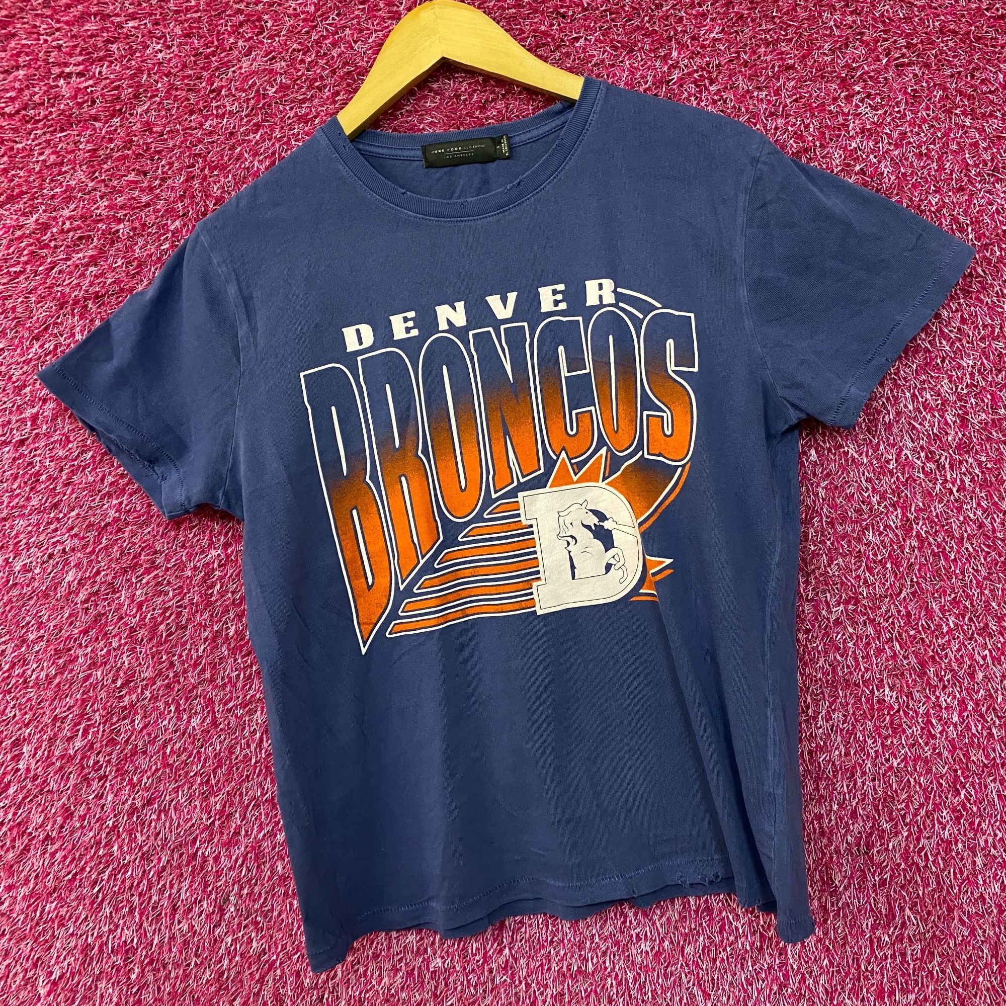 Junk Food Junk Food Clothing NFL Denver Broncos Chrome Retro Style T-S Size S / US 4 / IT 40 - 3 Thumbnail