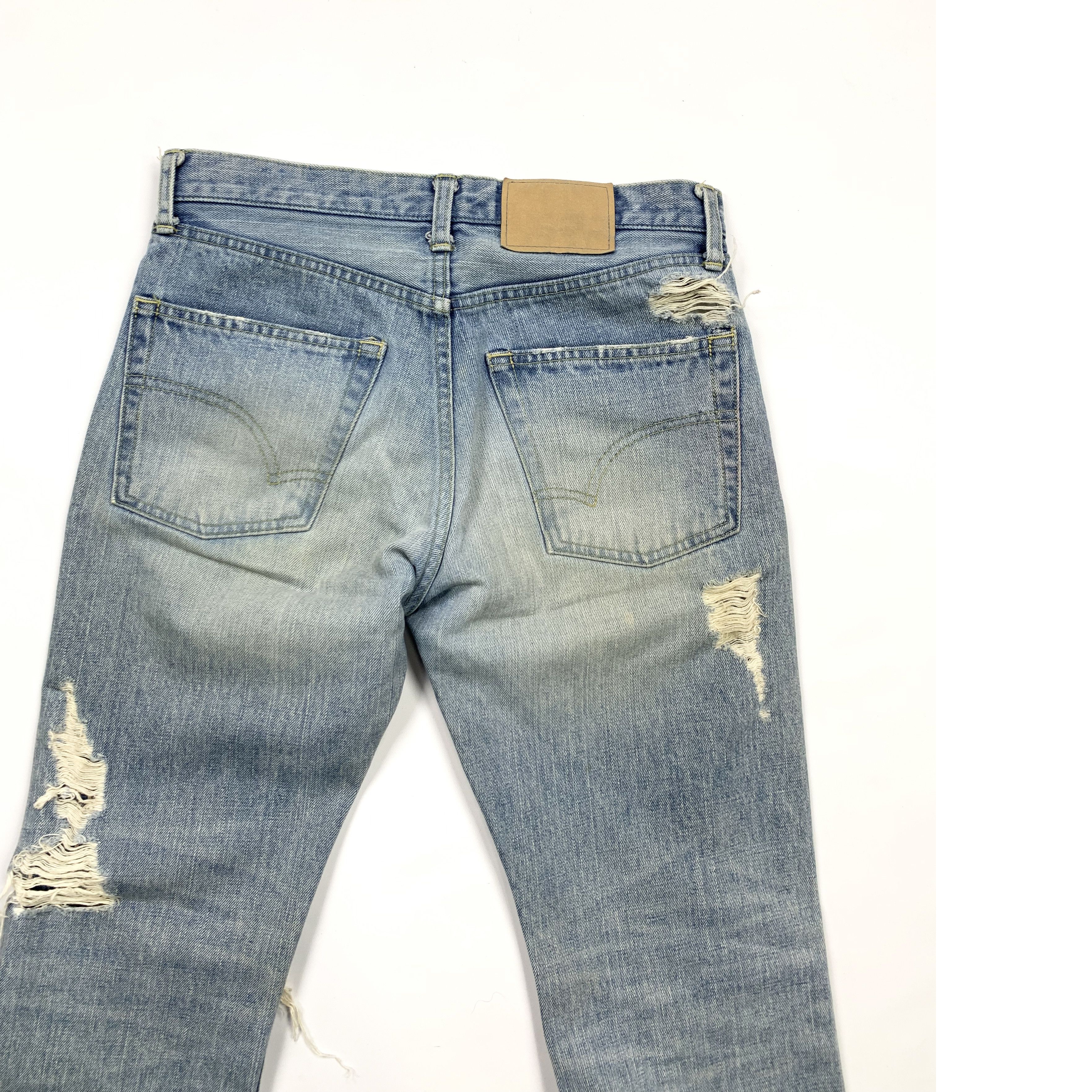 Nozomi Ishiguro Distressed Denim Jeans Size US 33 - 5 Thumbnail
