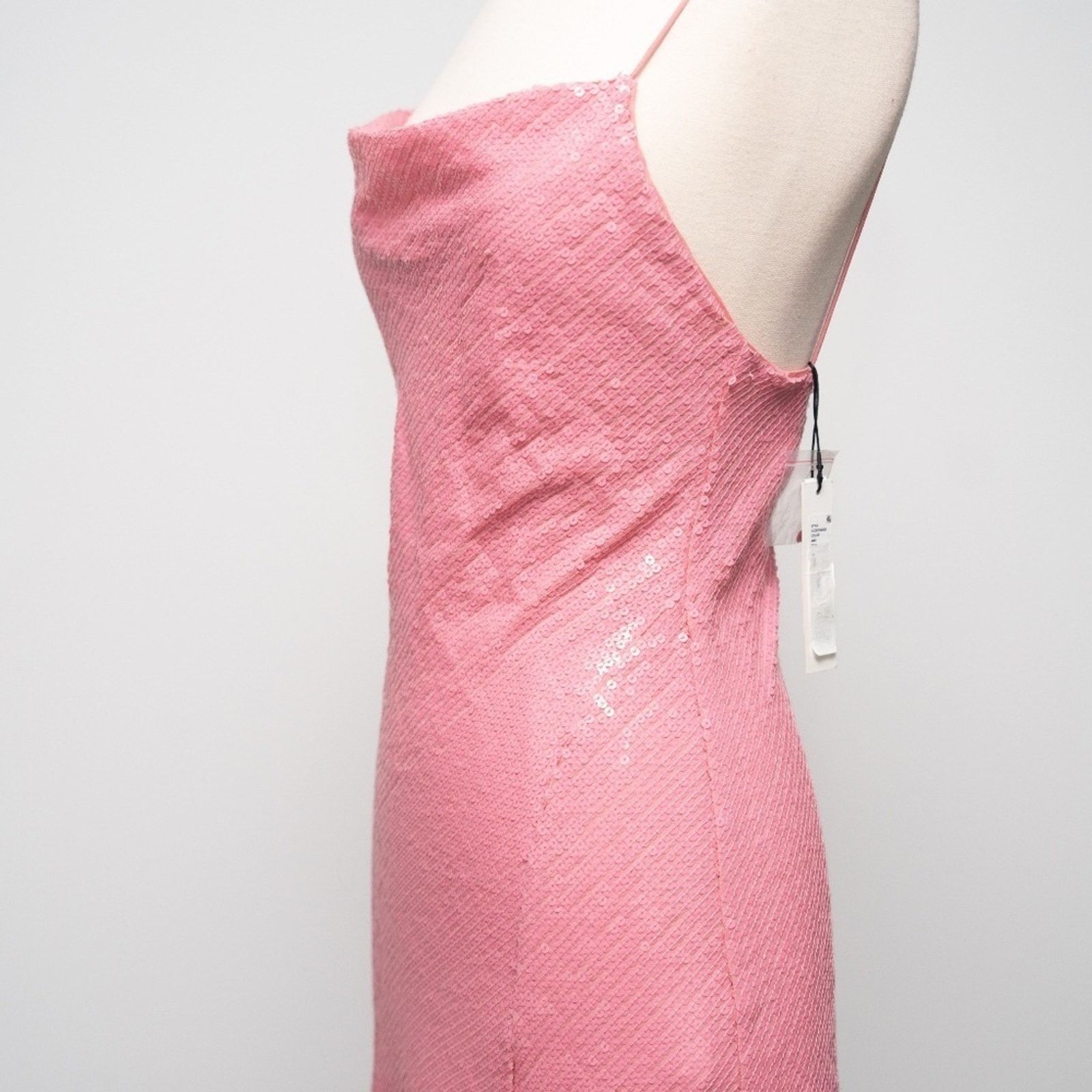 asymmetrical ruffle wrap dress Charmayne Asymmetric Ruffle Trim Maxi Dress Pink main image 1