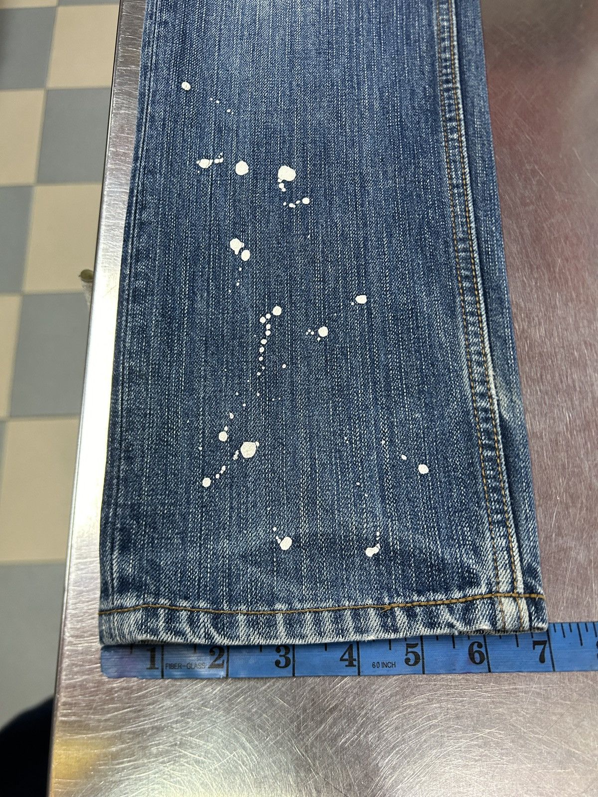 Japanese Brand Vintage Edge Rupert Skull Scriptures Jeans Size US 32 / EU 48 - 21 Thumbnail
