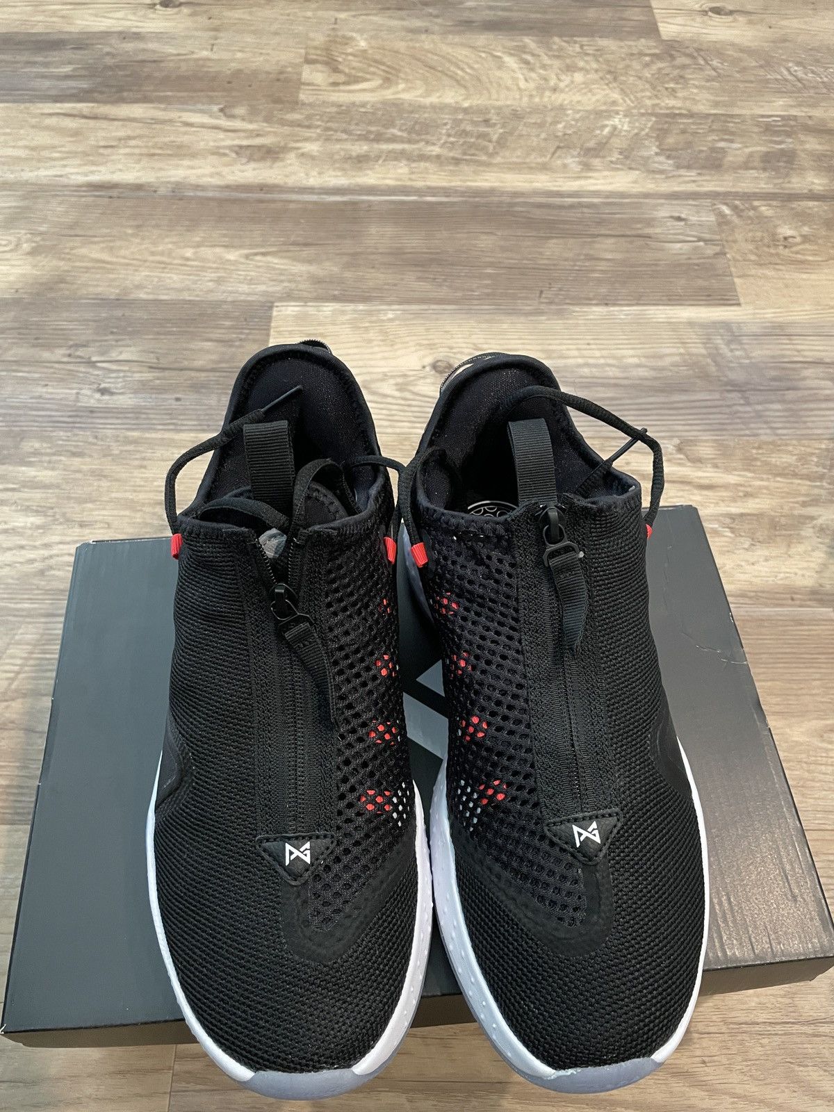 Nike PG4 Black/White-LT Smoke Grey Size US 9.5 / EU 42-43 - 3 Thumbnail