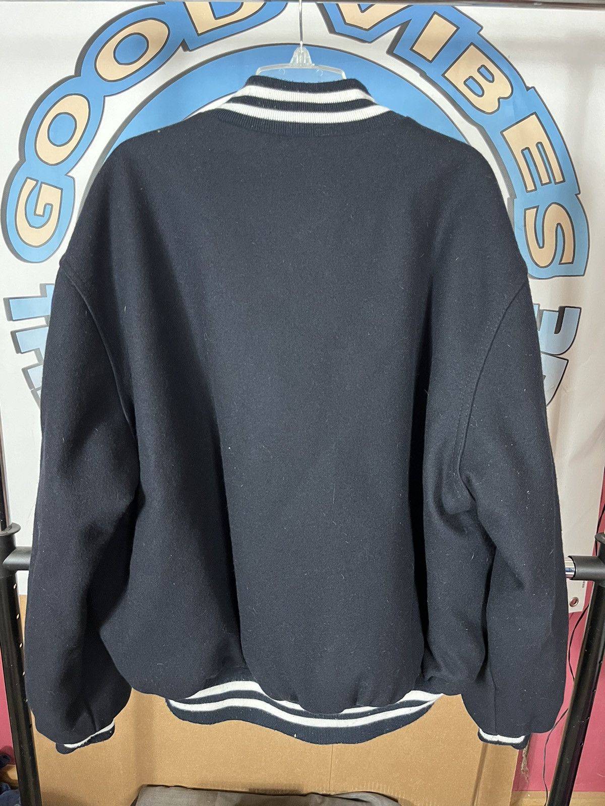Holloway General Brown New York Men’s Wool Varsity Jacket Size US XXL / EU 58 / 5 - 2 Thumbnail