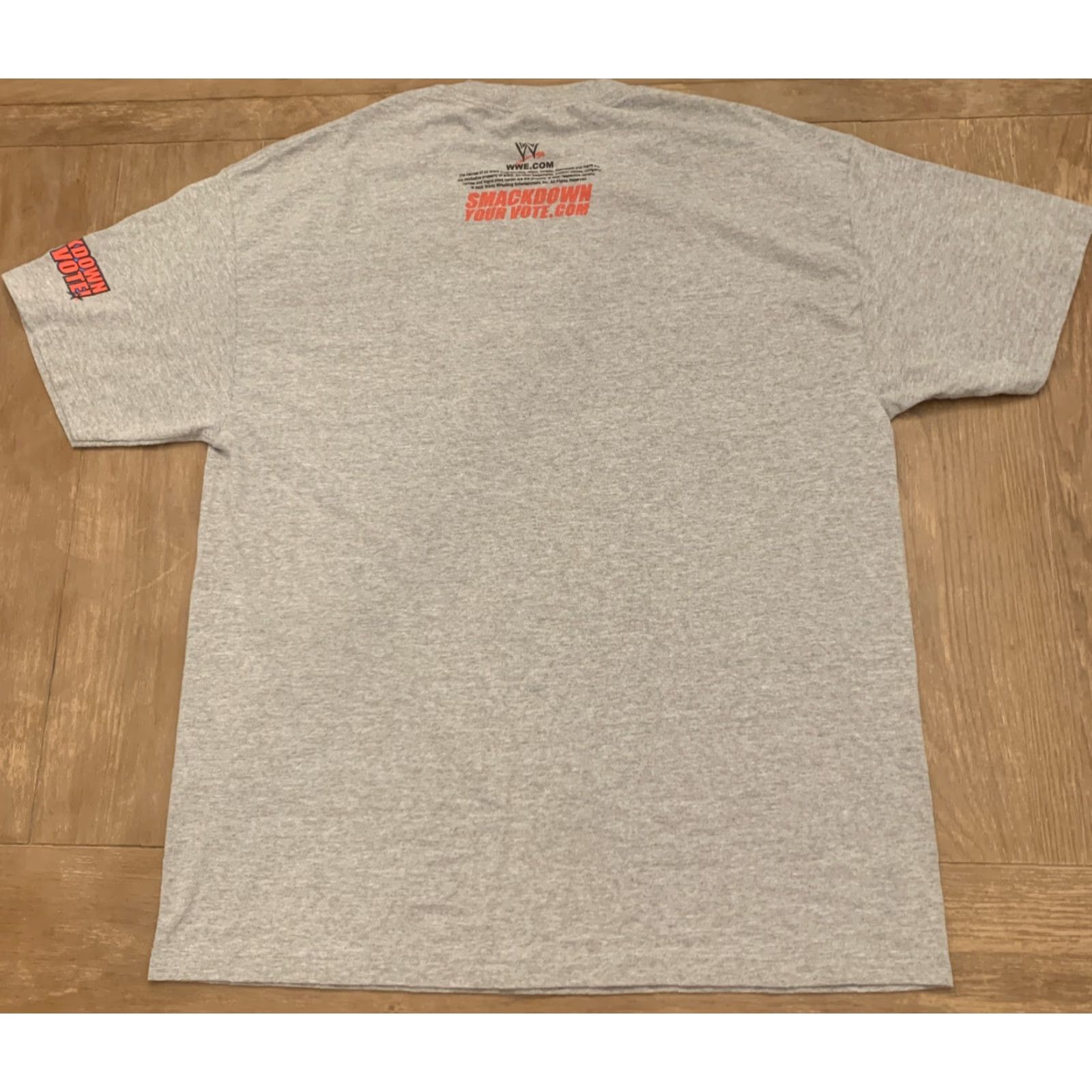 Vintage VINTAGE WWE Smackdown Shirt Mens XL Gray 100% Cotton Crew Neck Short Sleeve Graphic Tee Smackdown 90s Concert WWE Merch Mens XL Size US XL / EU 56 / 4 - 5 Thumbnail