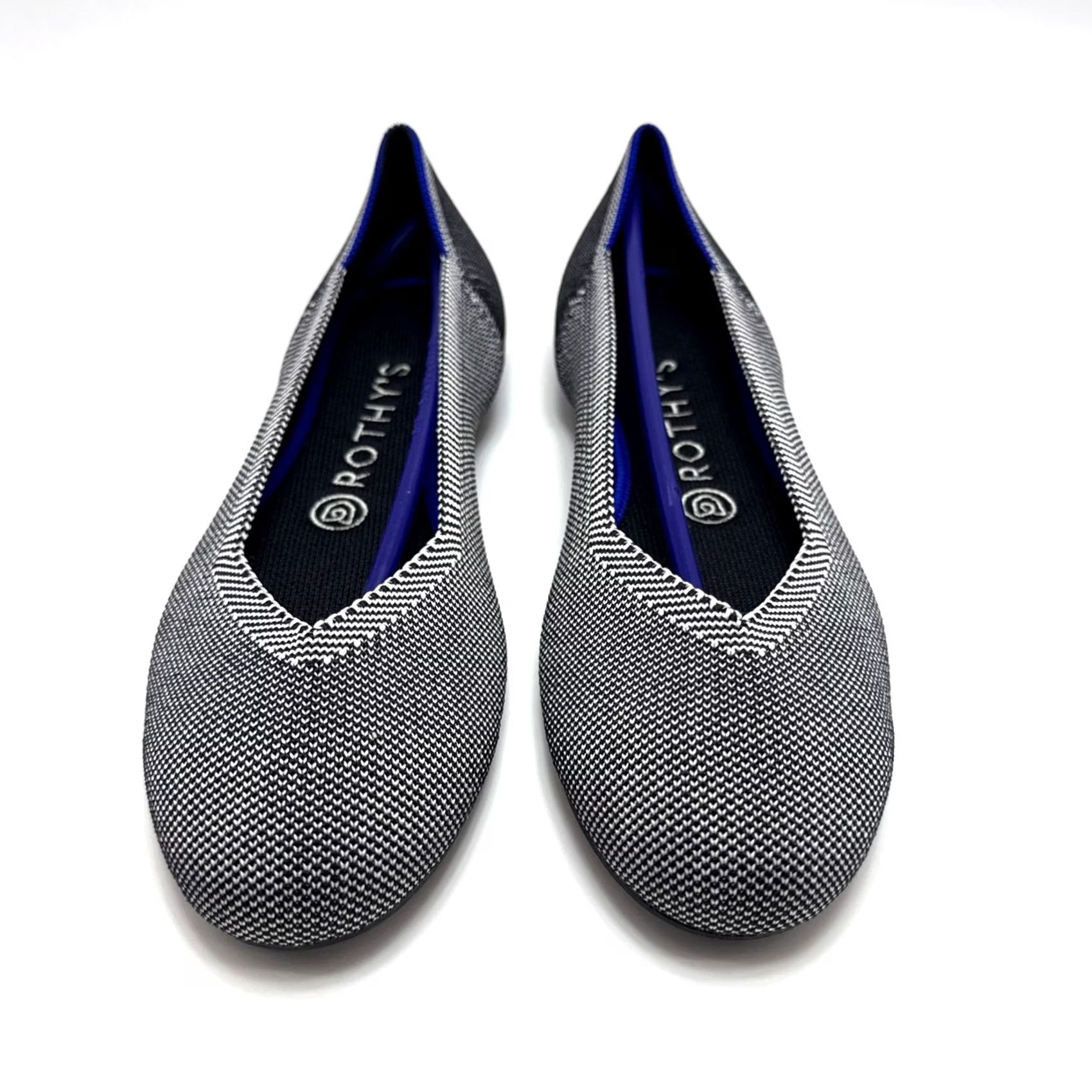 Rothy's ROTHY'S The Flat Knit Flats Gray Birdseye Womens Size 8.5 Shoes Slip-on Round Toe Adults Women Size US 9 / IT 39 - 3 Thumbnail
