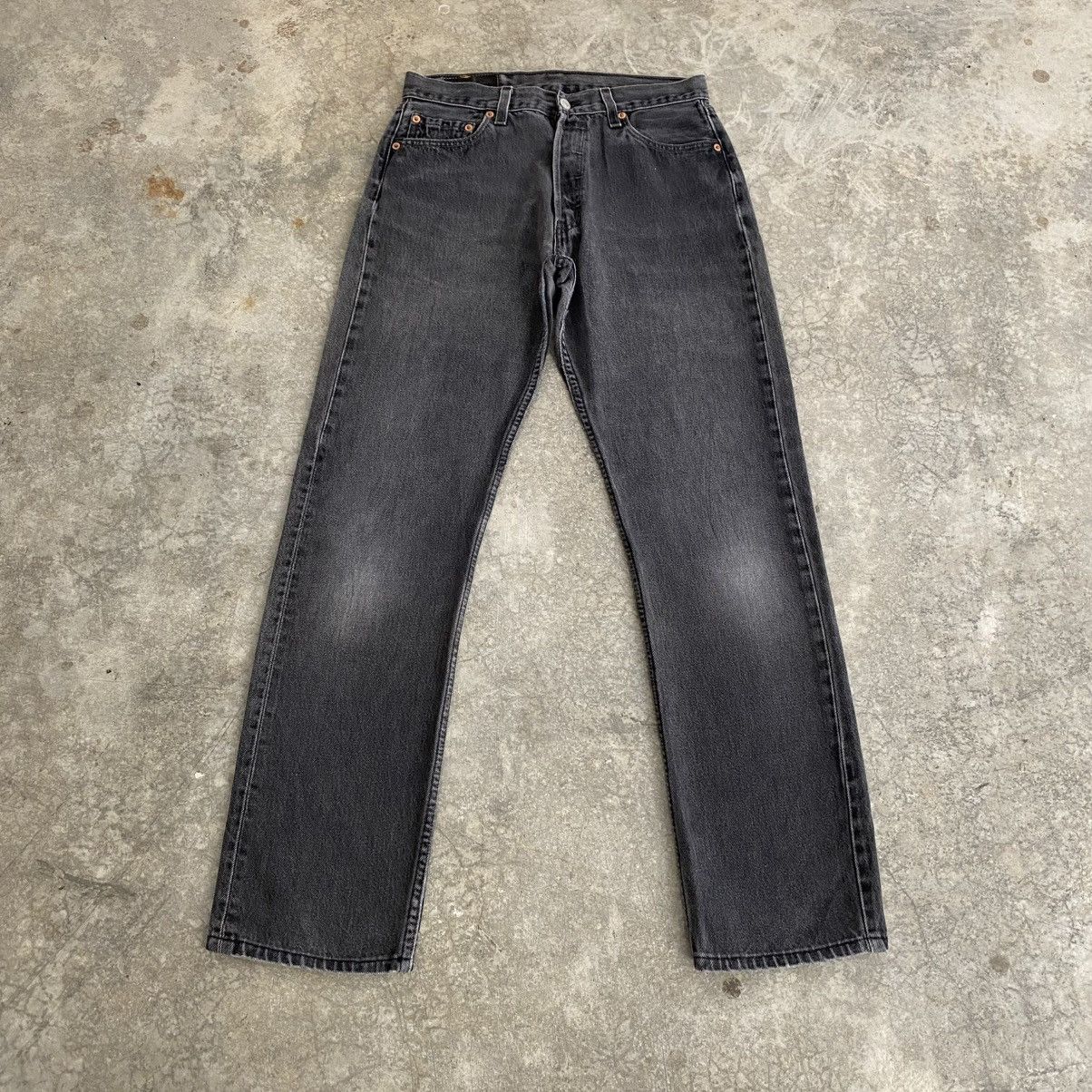 Levi's Vintage Late 90’s Levis 501 Faded Black Denim Jeans Size US 29 - 1 Thumbnail