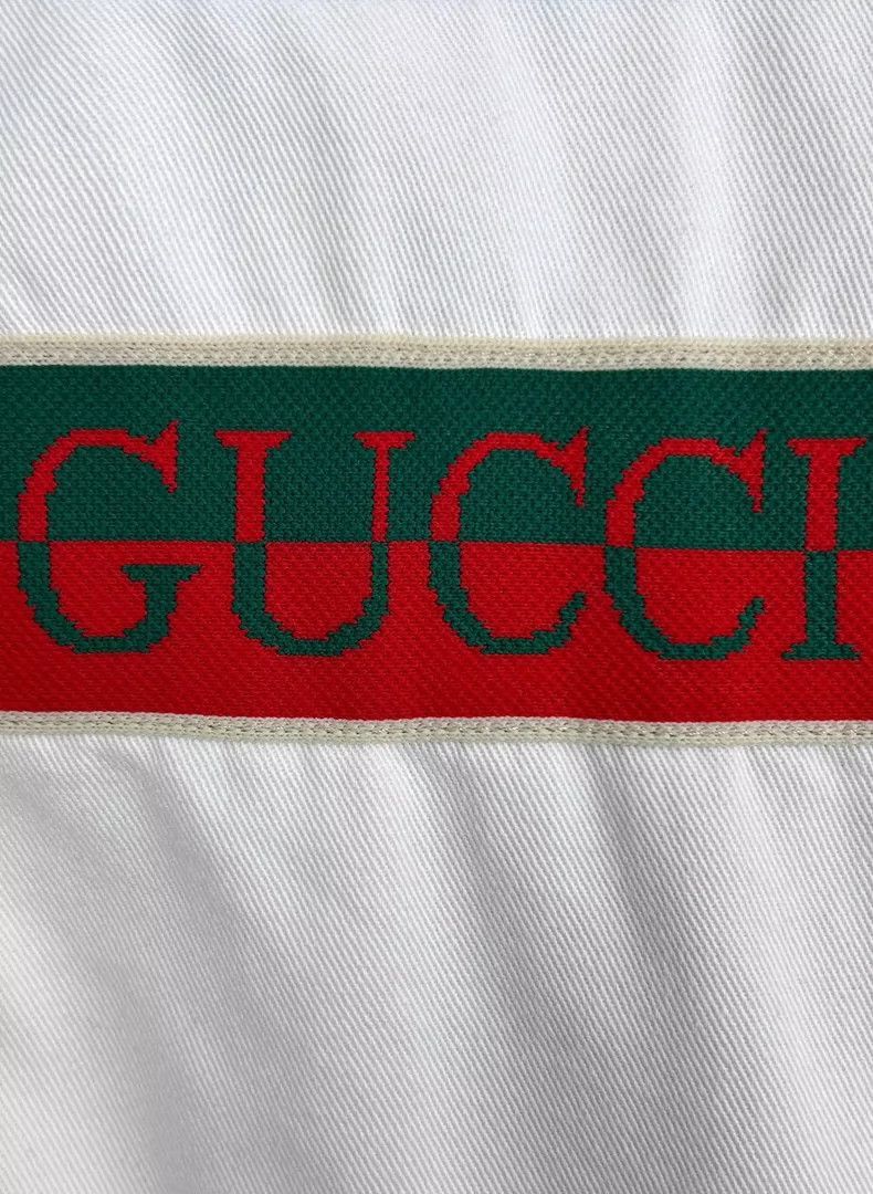 Gucci GUCCI Striped Zipper Casual Jacket for Men-2506 Size US L / EU 52-54 / 3 - 8 Thumbnail