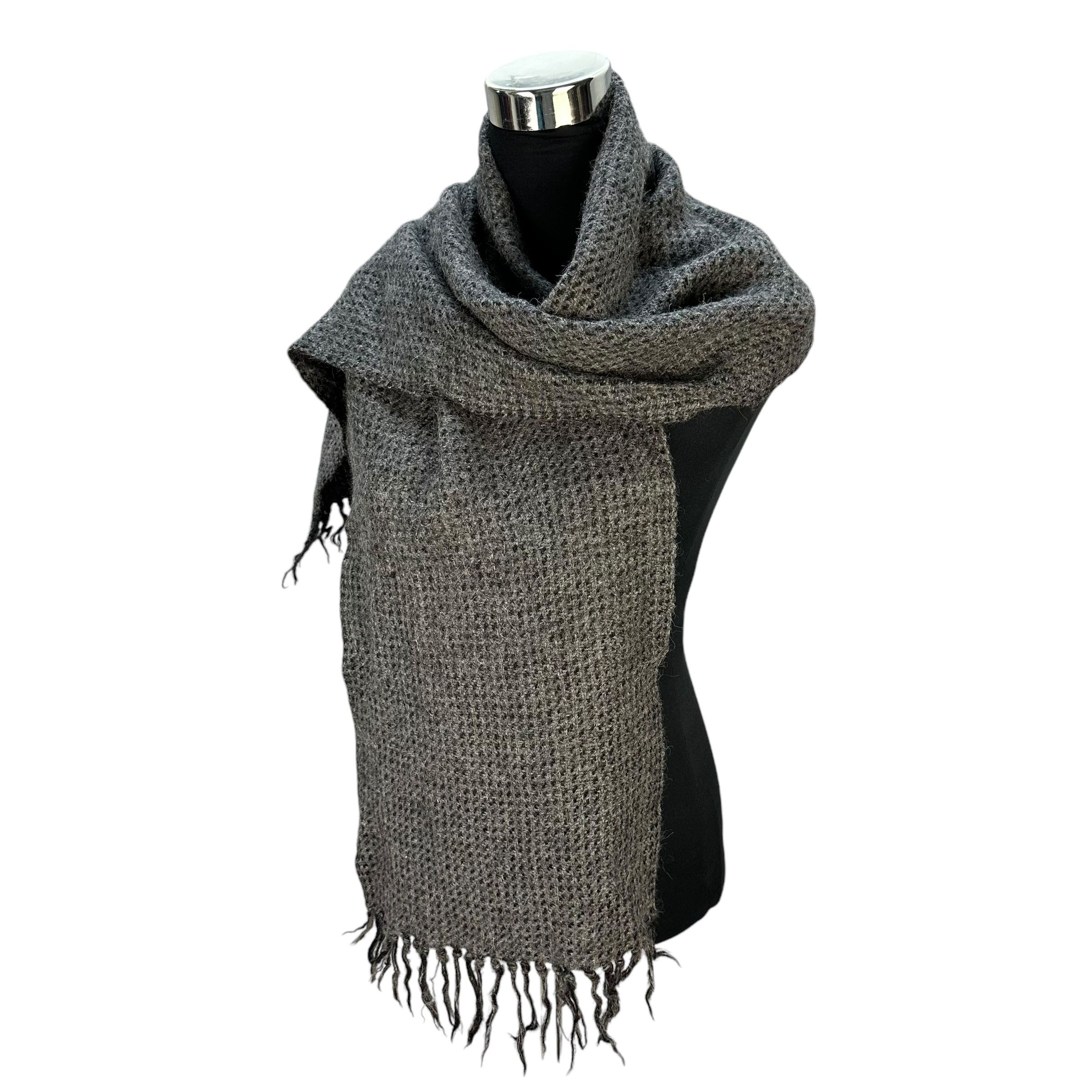 Japanese Brand HELENA RUUTH Handmade Muffler Neckwear Scarf #A68-1642 Size ONE SIZE - 1 Thumbnail